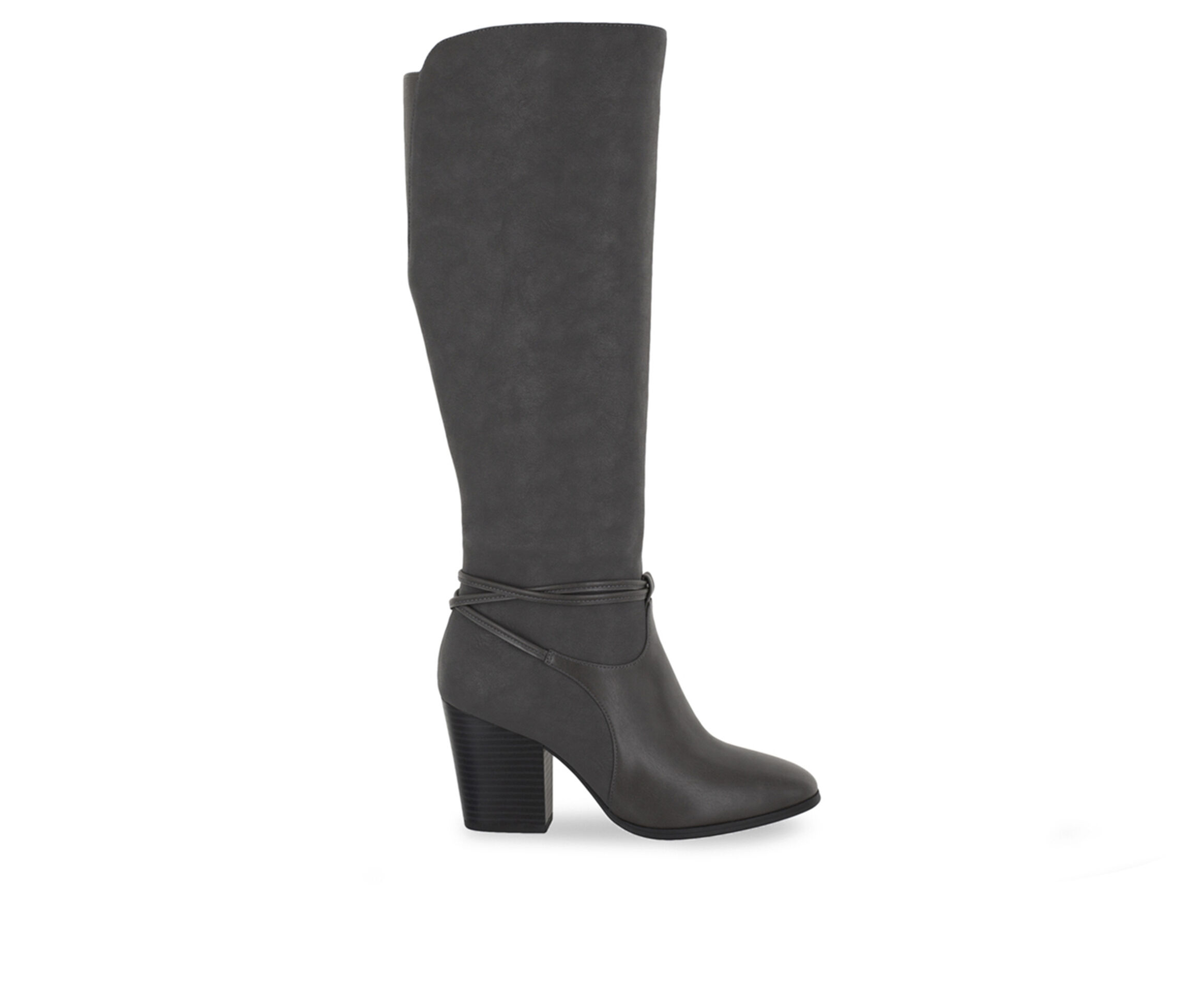 Easy Street Premium Women's Boots (Gray - Faux Leather)