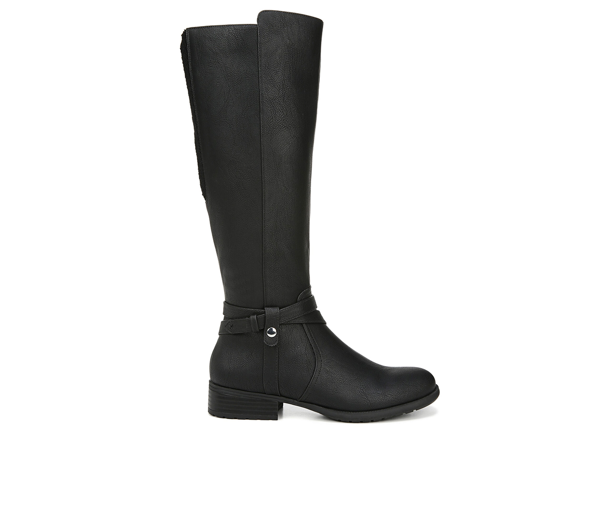 LifeStride Xtrovert Wide Calf Women's Boots (Black - Faux Leather)
