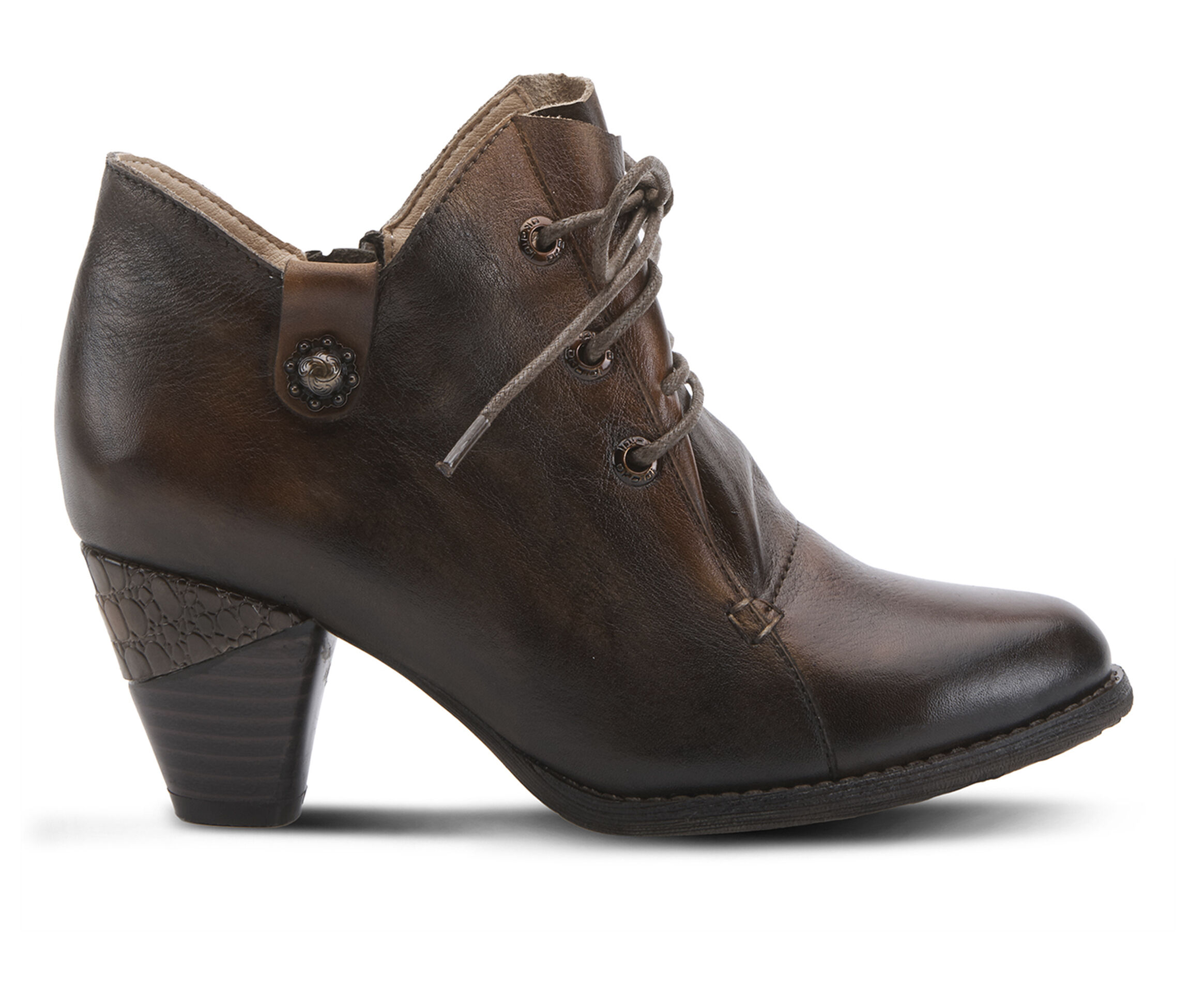 L'Artiste Juliane Women's Dress Shoe (Green Leather)