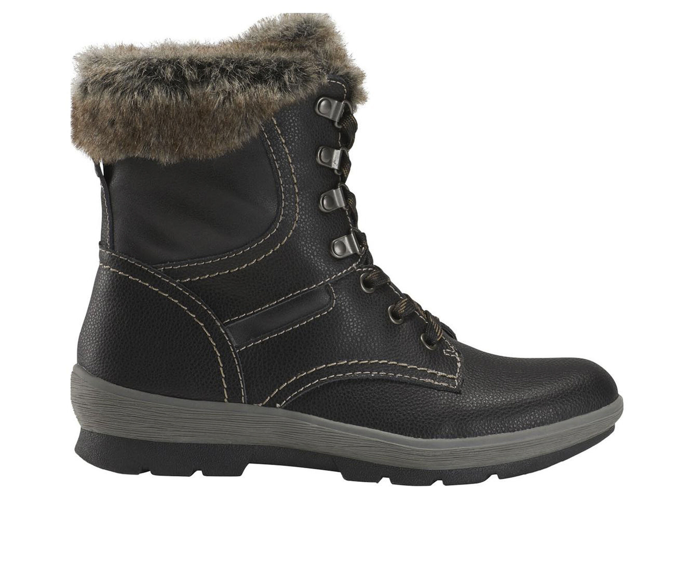 Earth Origins Sherpa Serenity Women's Boots (Black - Leather)