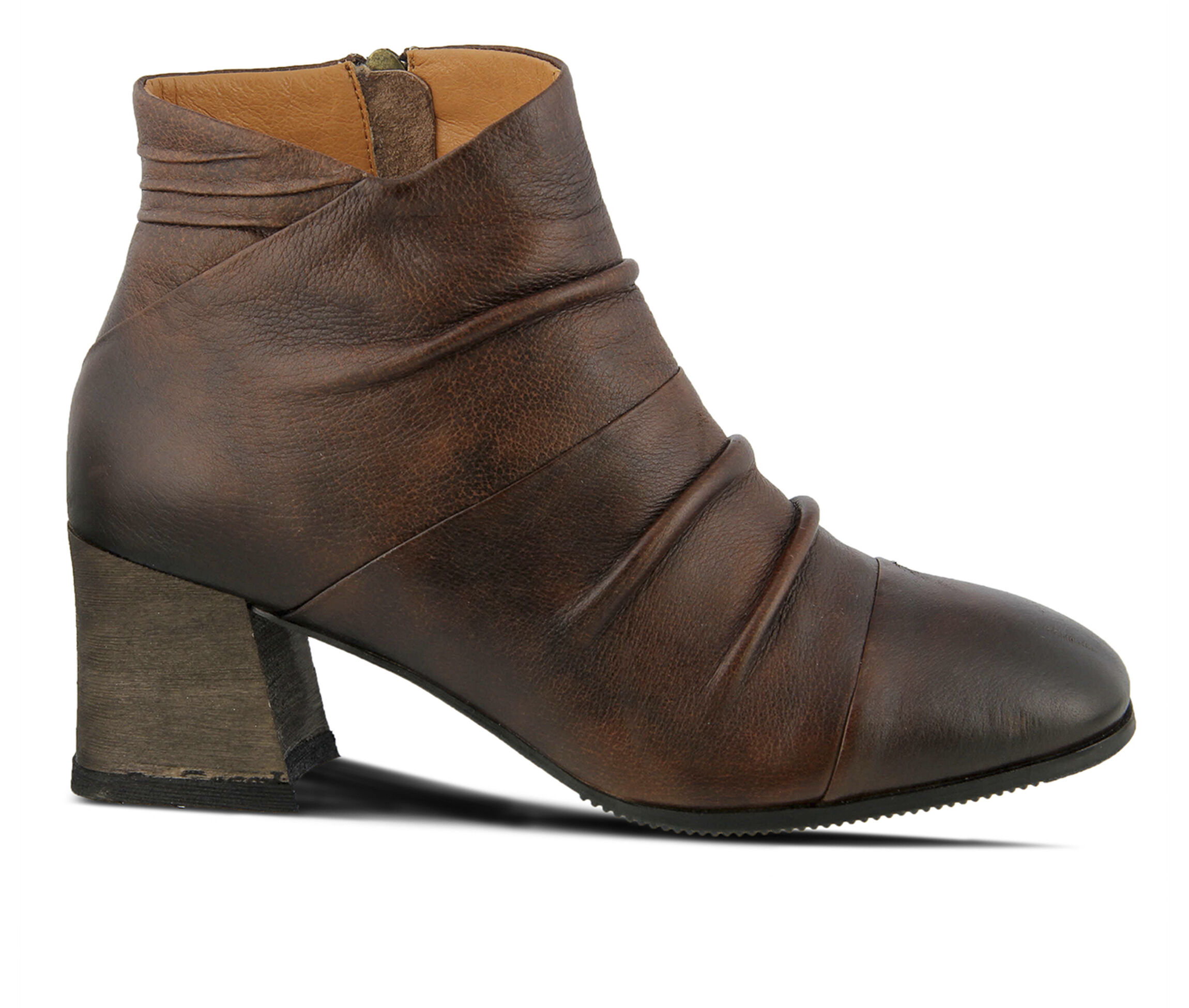L'Artiste Melani Women's Boots (Brown Leather)