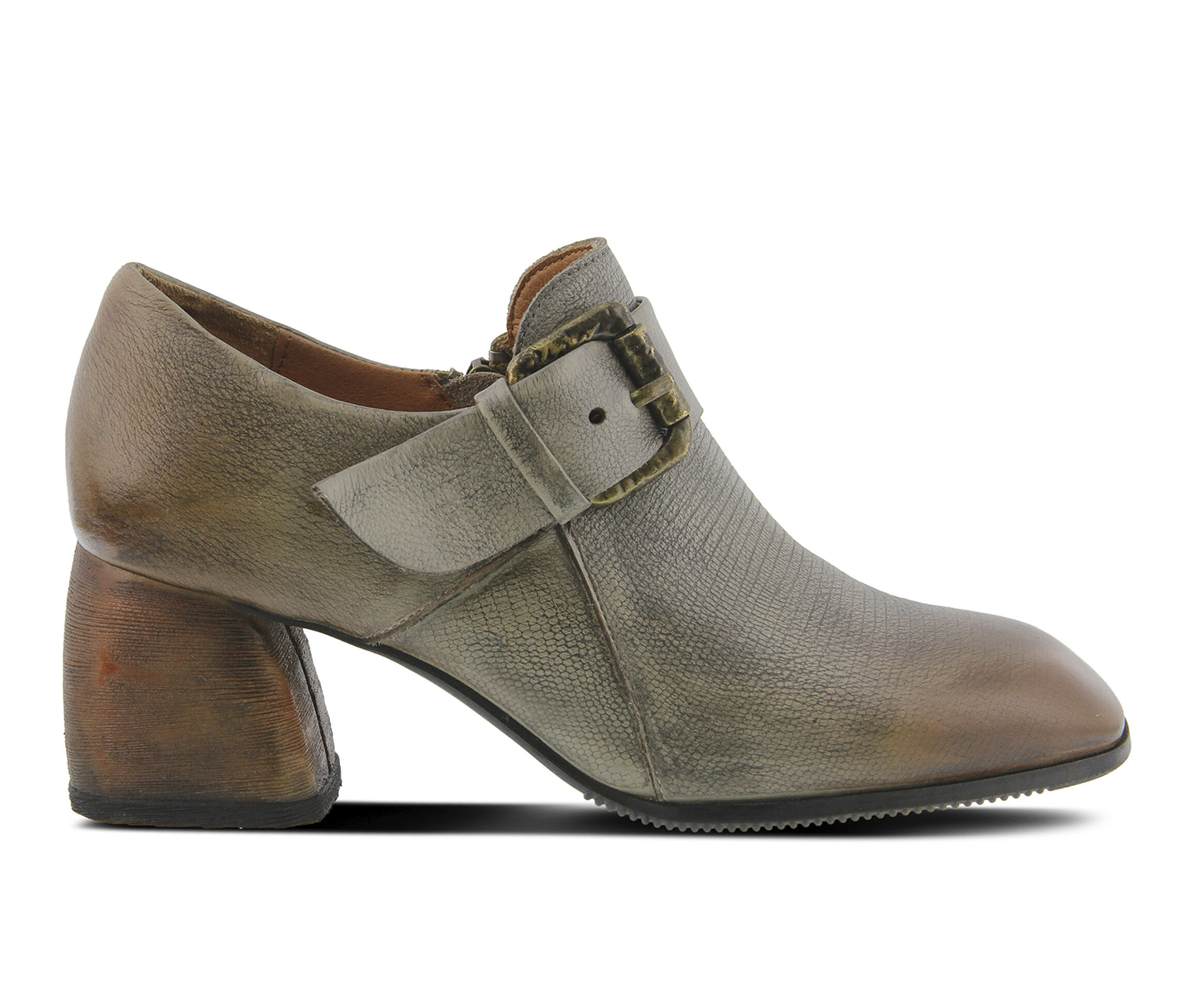 L'Artiste Mercedez Women's Dress Shoe (Gray Leather)