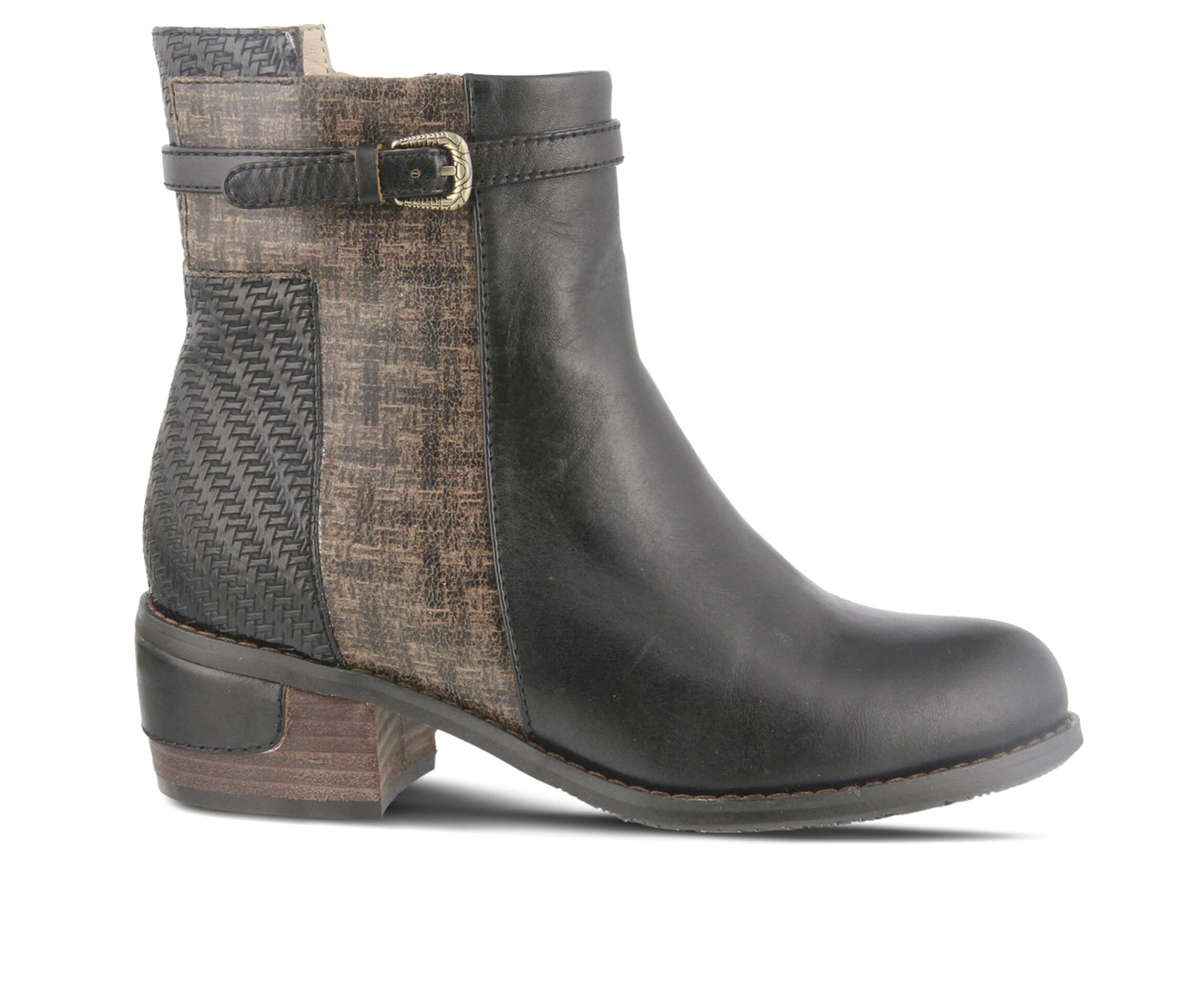 L'Artiste Kanessa Women's Boots (Black Leather)