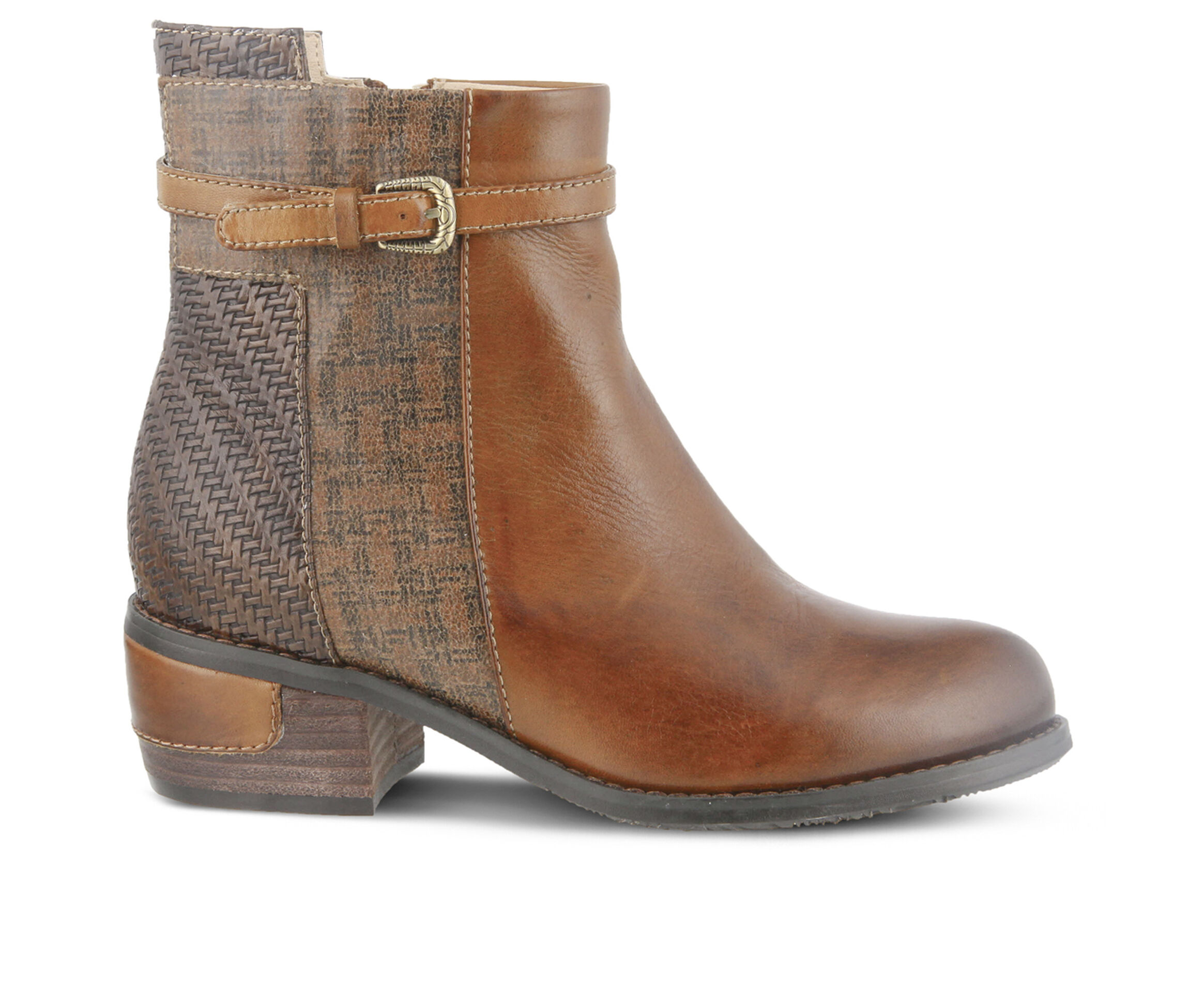 L'Artiste Kanessa Women's Boots (Brown Leather)