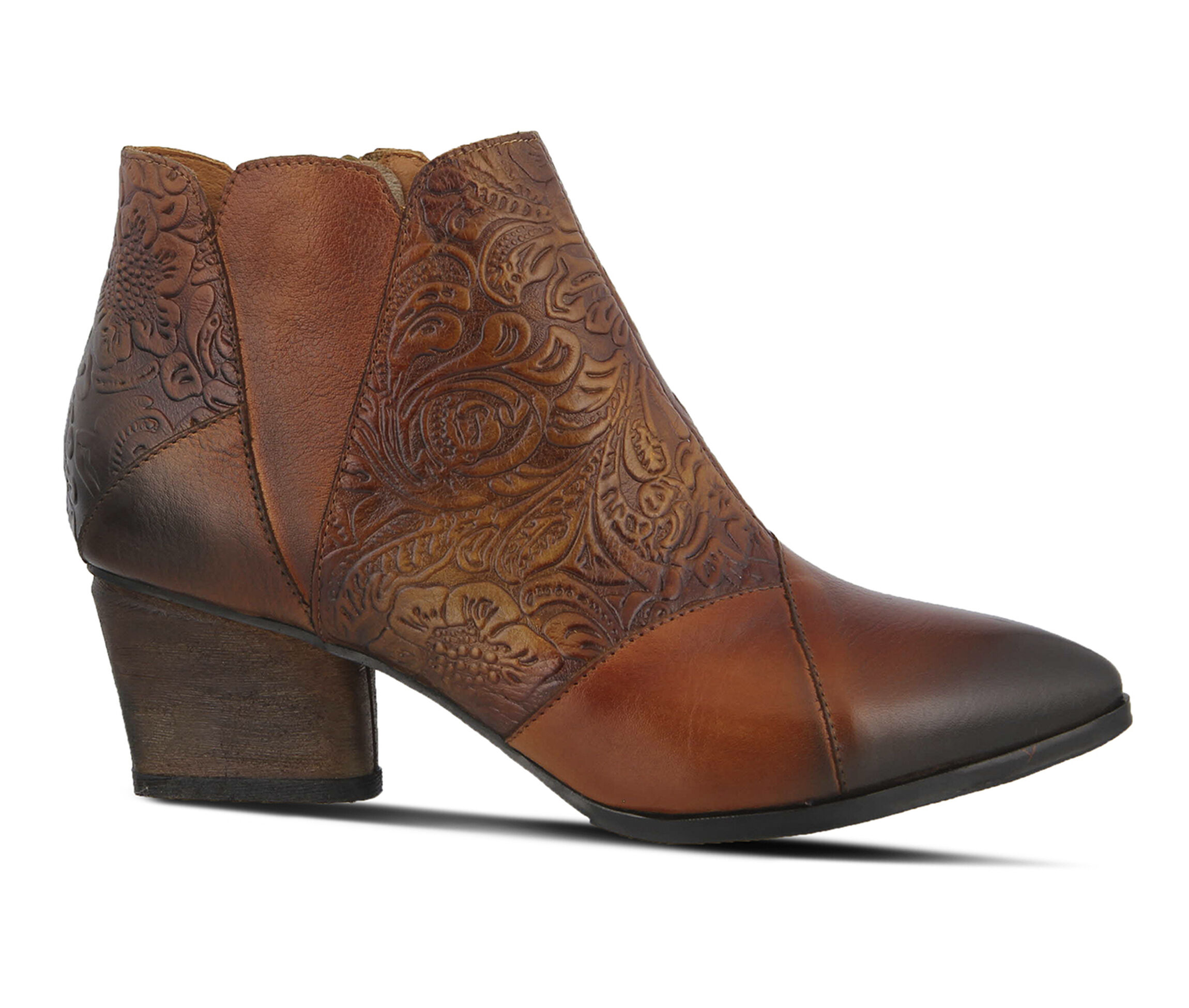 L'Artiste Melodie Women's Boots (Brown Leather)