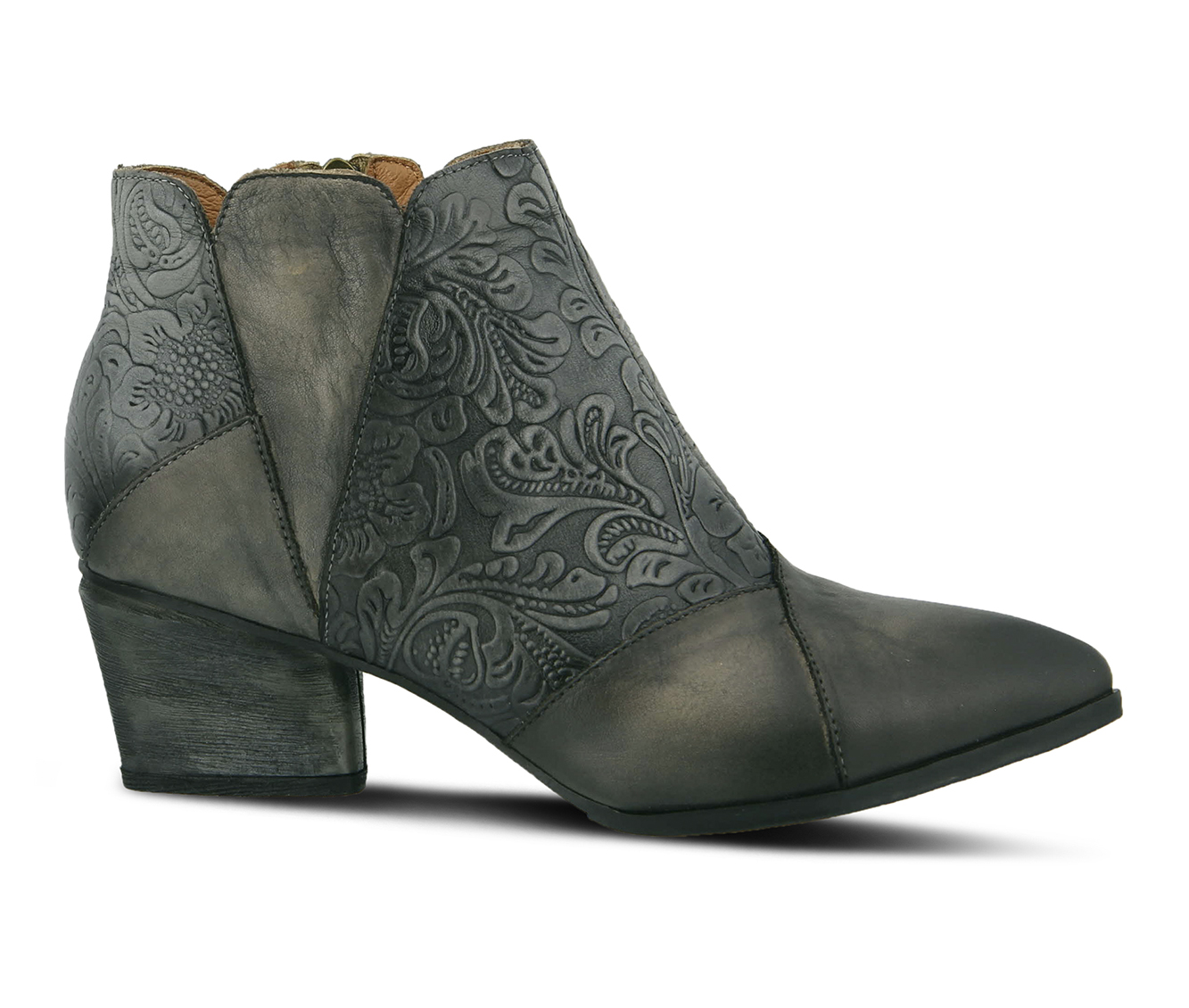 L'Artiste Melodie Women's Boots (Gray Leather)