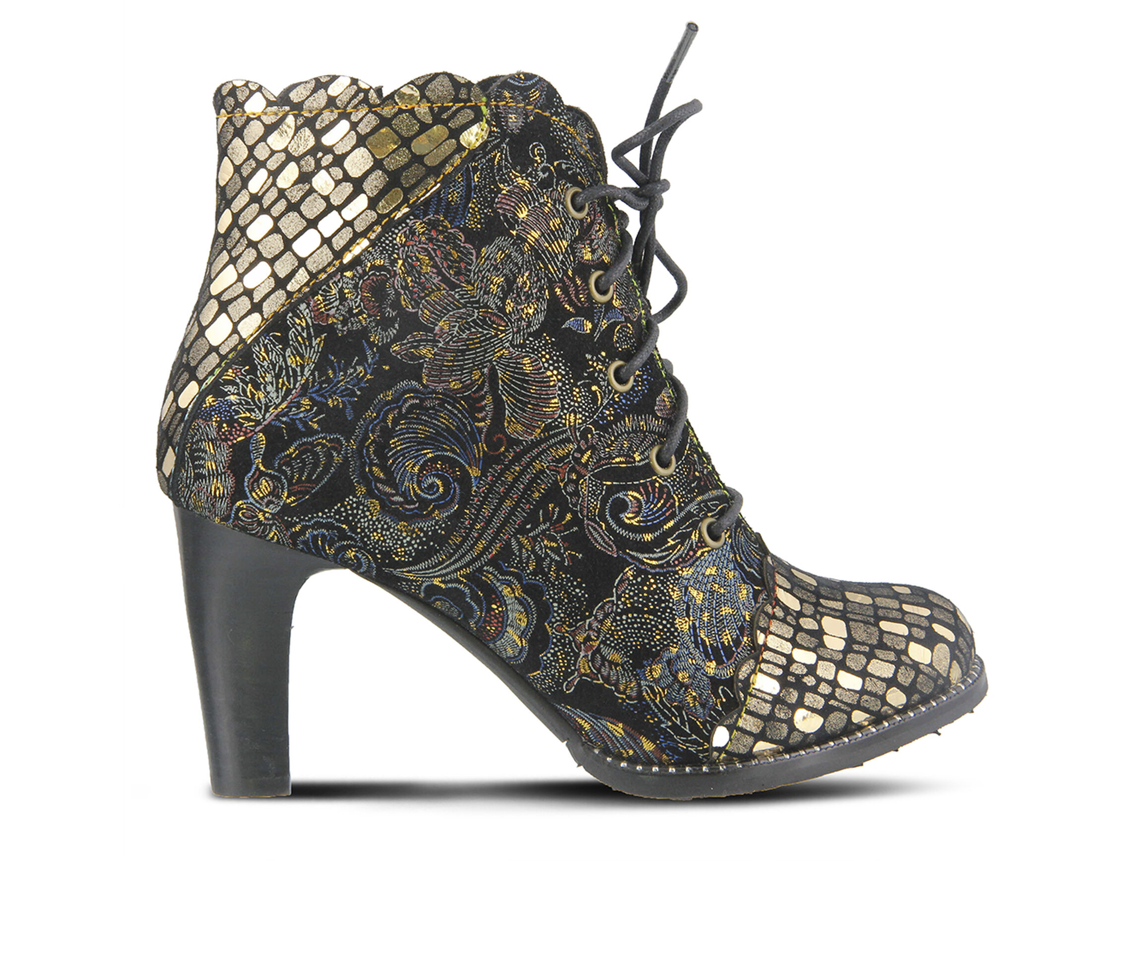 L'Artiste Glitterail Women's Boots (Gold Leather)