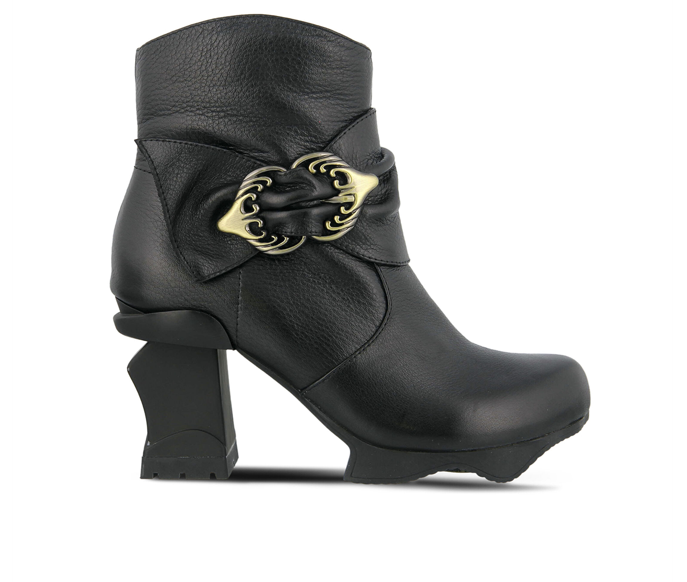 L'Artiste Natia Women's Boots (Black Leather)