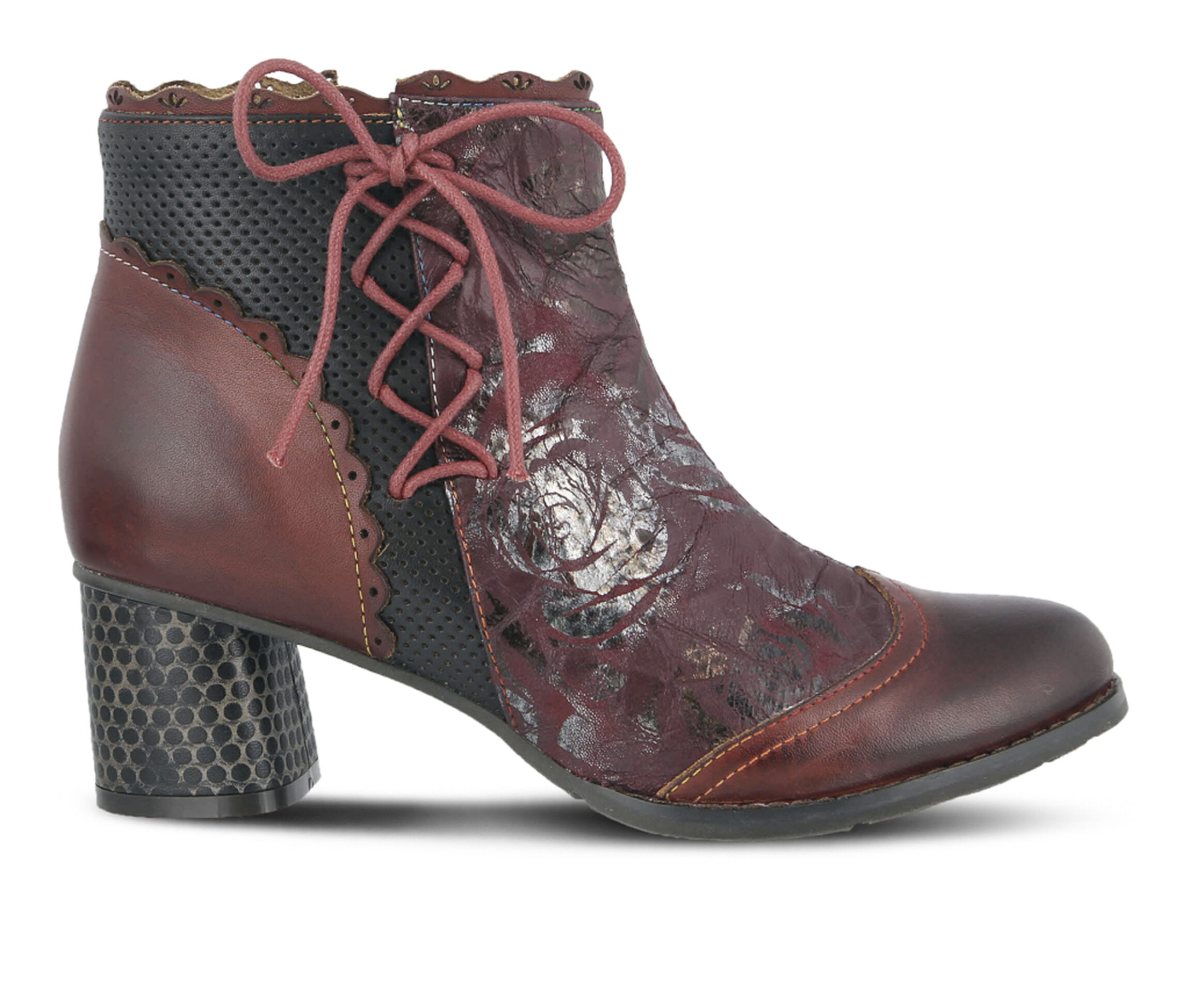L'Artiste Lizeit Women's Boots (Red Leather)