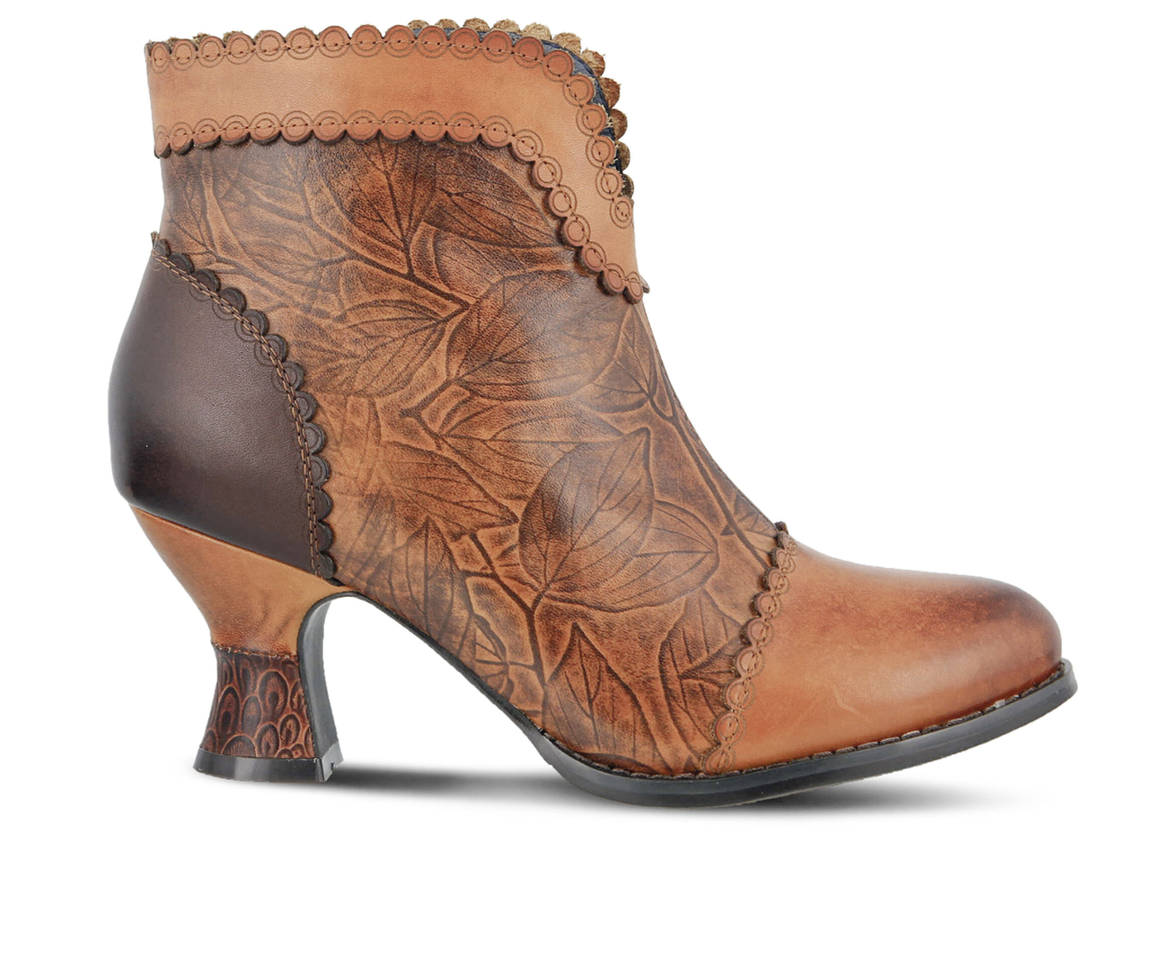 L'Artiste Leafeel Women's Boots (Brown Leather)