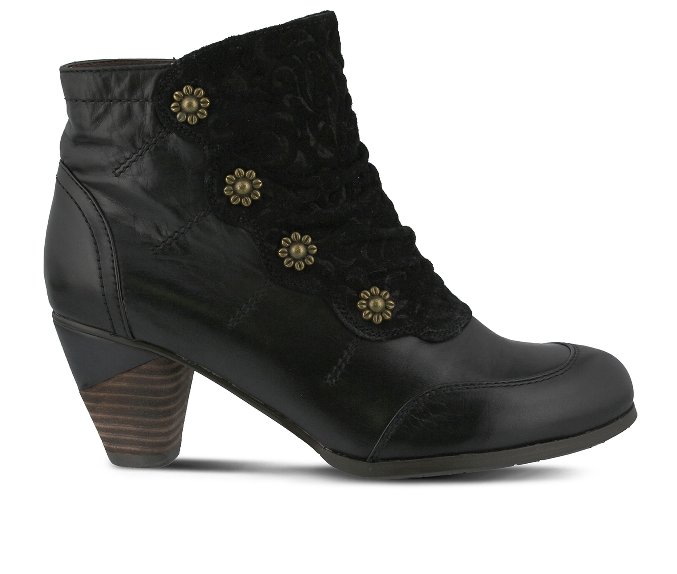 L'Artiste Belgard Women's Boots (Black Leather)