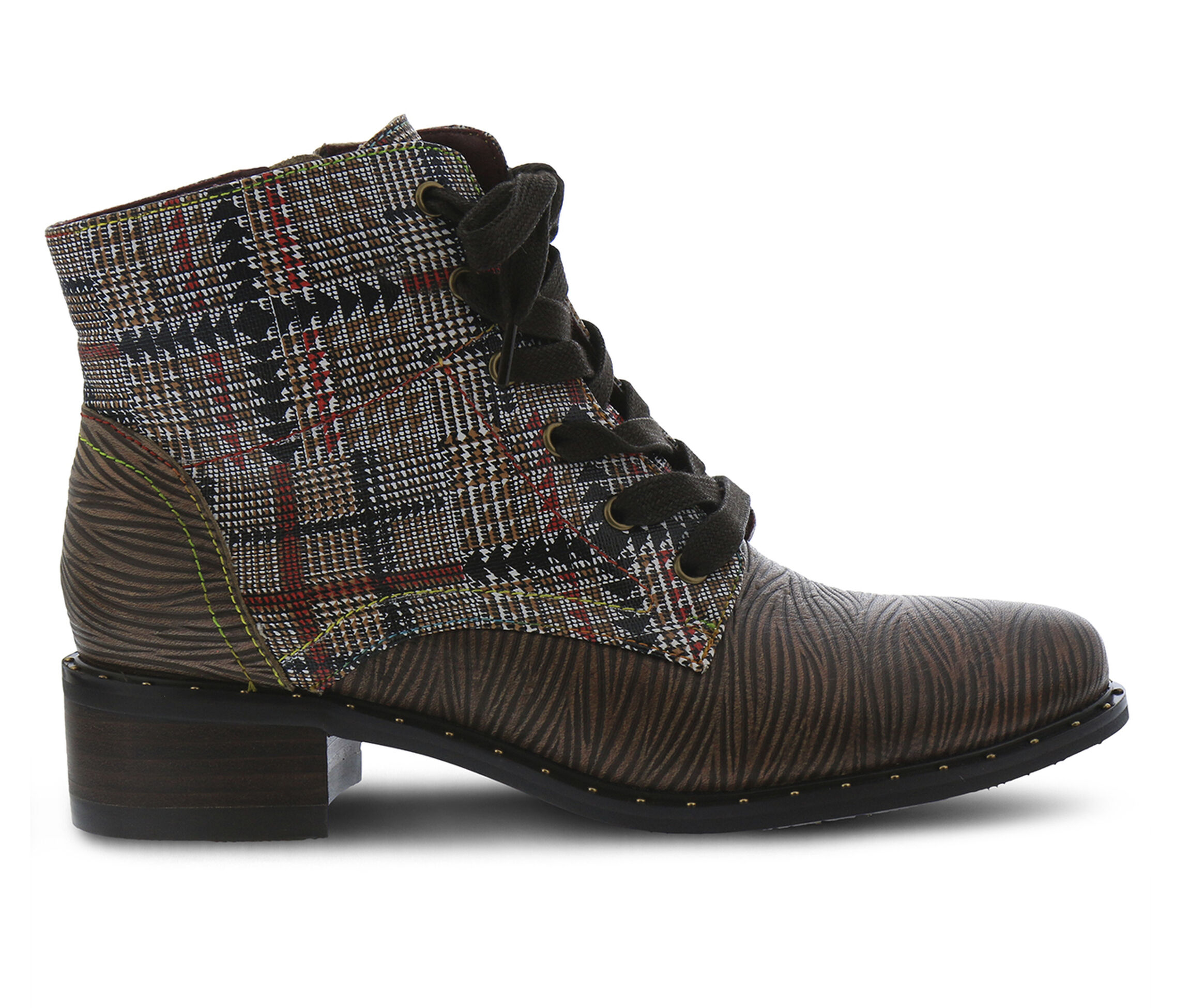 L'Artiste Mazoya Women's Boots (Brown Leather)