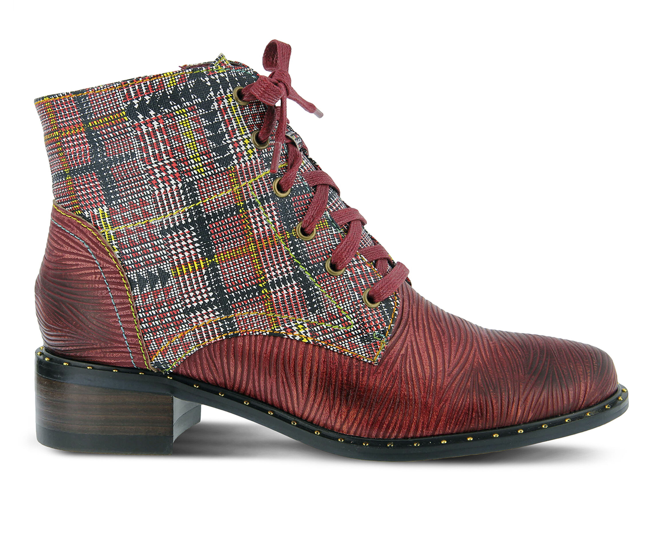 L'Artiste Mazoya Women's Boots (Red Leather)