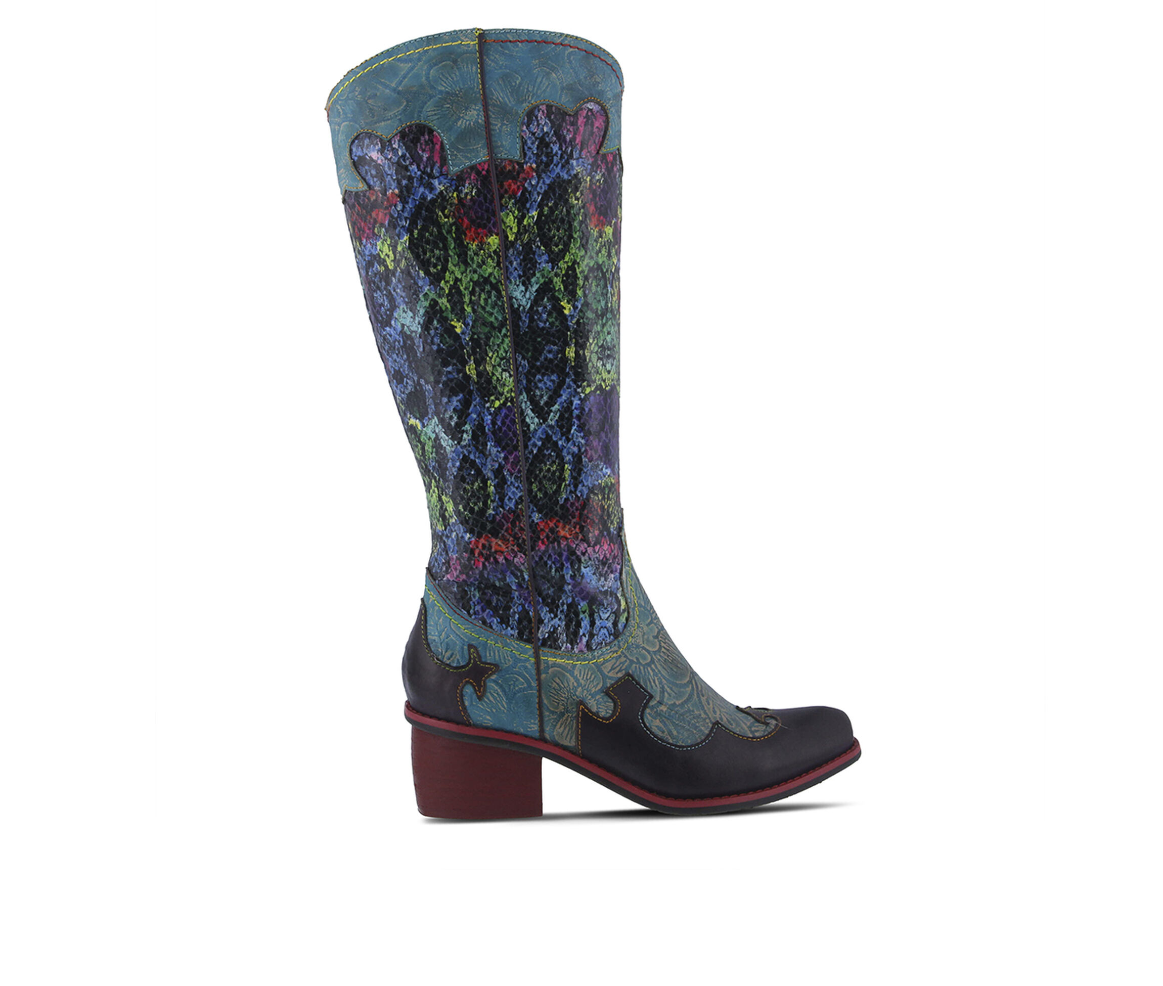 L'Artiste Rodeo Women's Boots (Blue Leather)