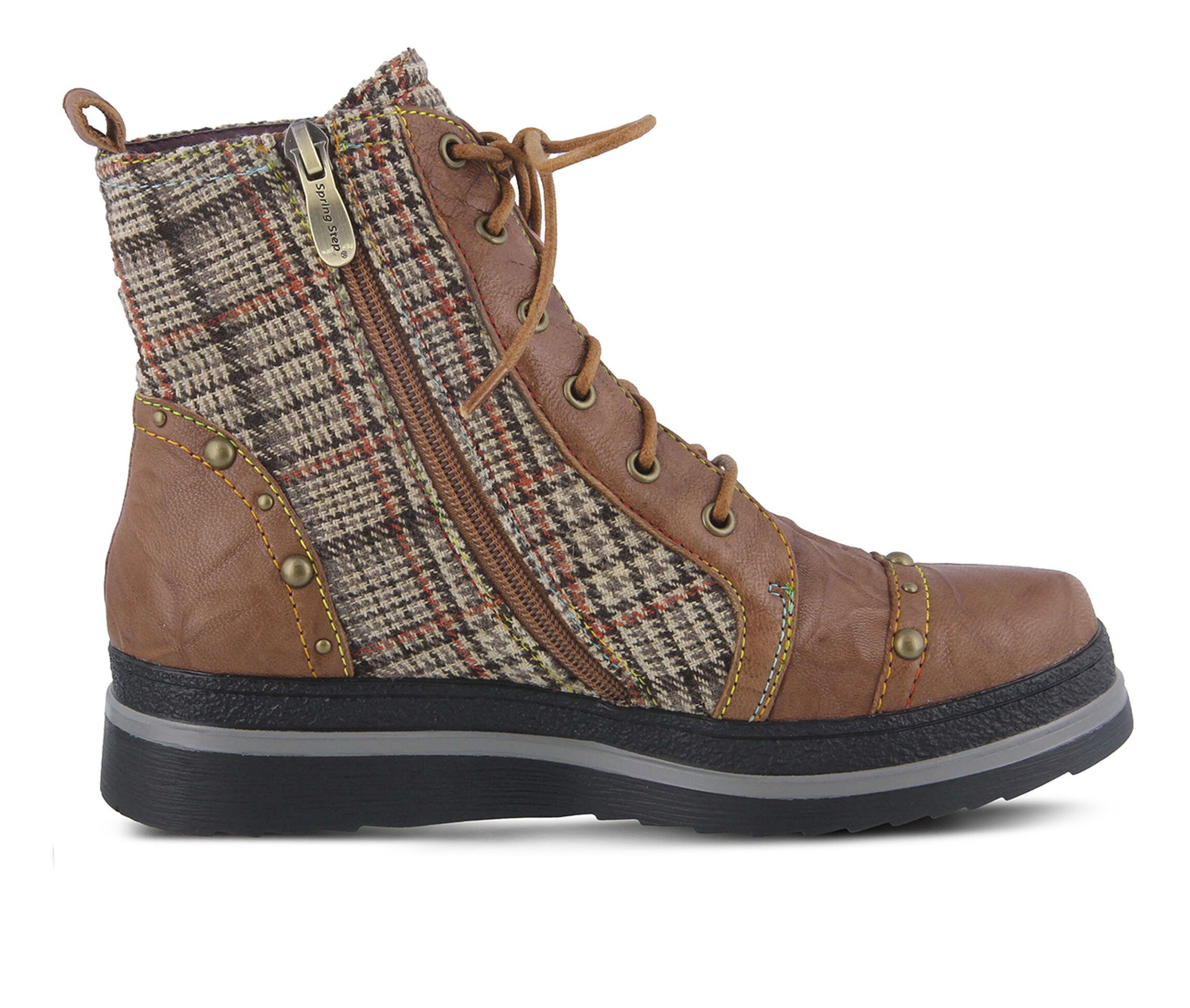 L'Artiste Rehja Women's Boots (Brown Leather)