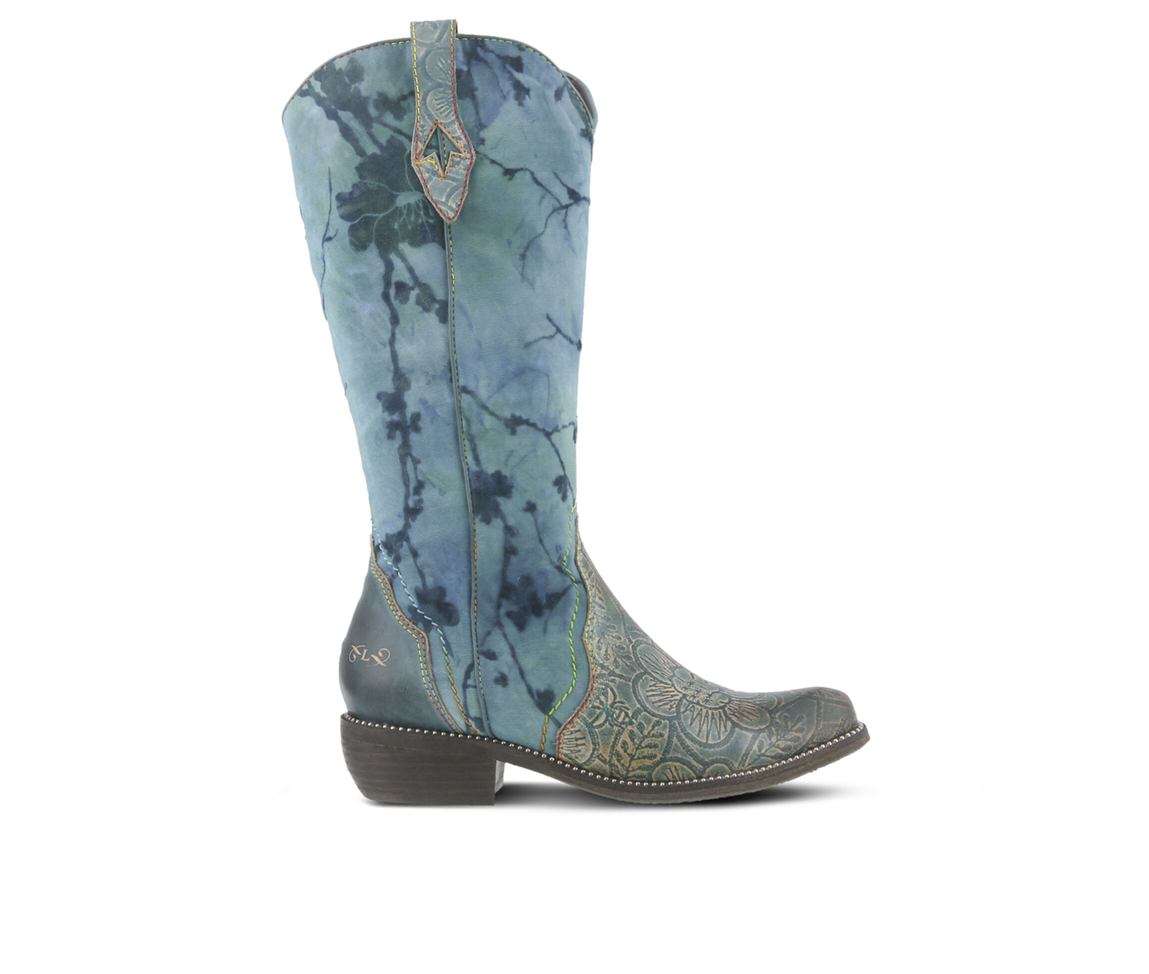 L'Artiste Laretilyn Women's Boots (Blue Leather)