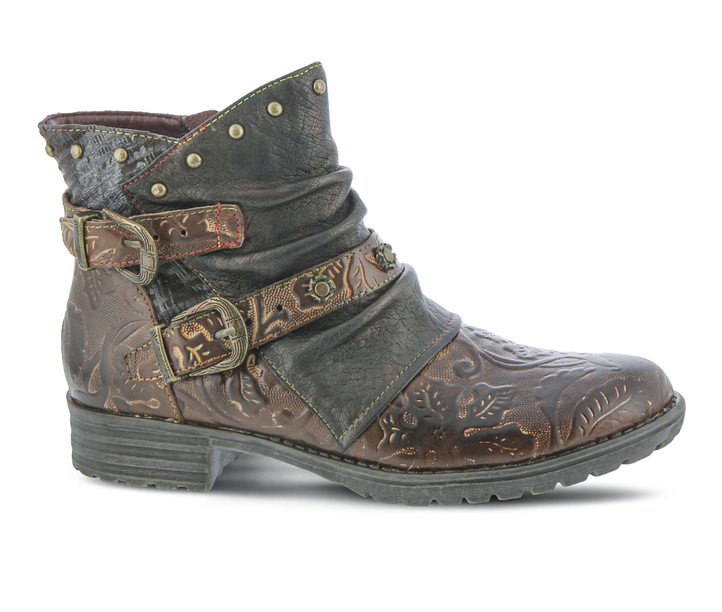 L'Artiste Claudine Women's Boots (Black Leather)