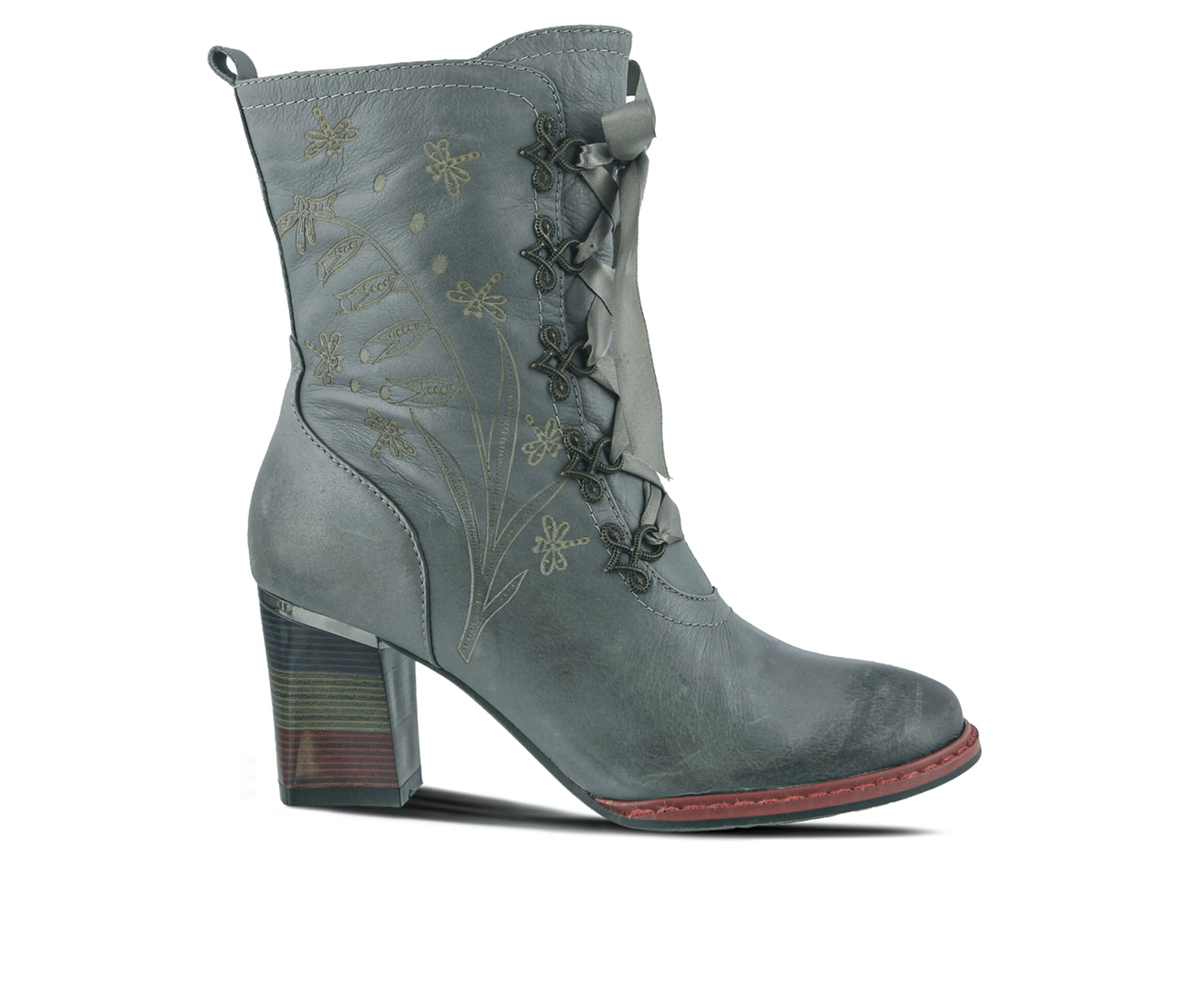 L'Artiste Juliette Women's Boots (Gray Leather)