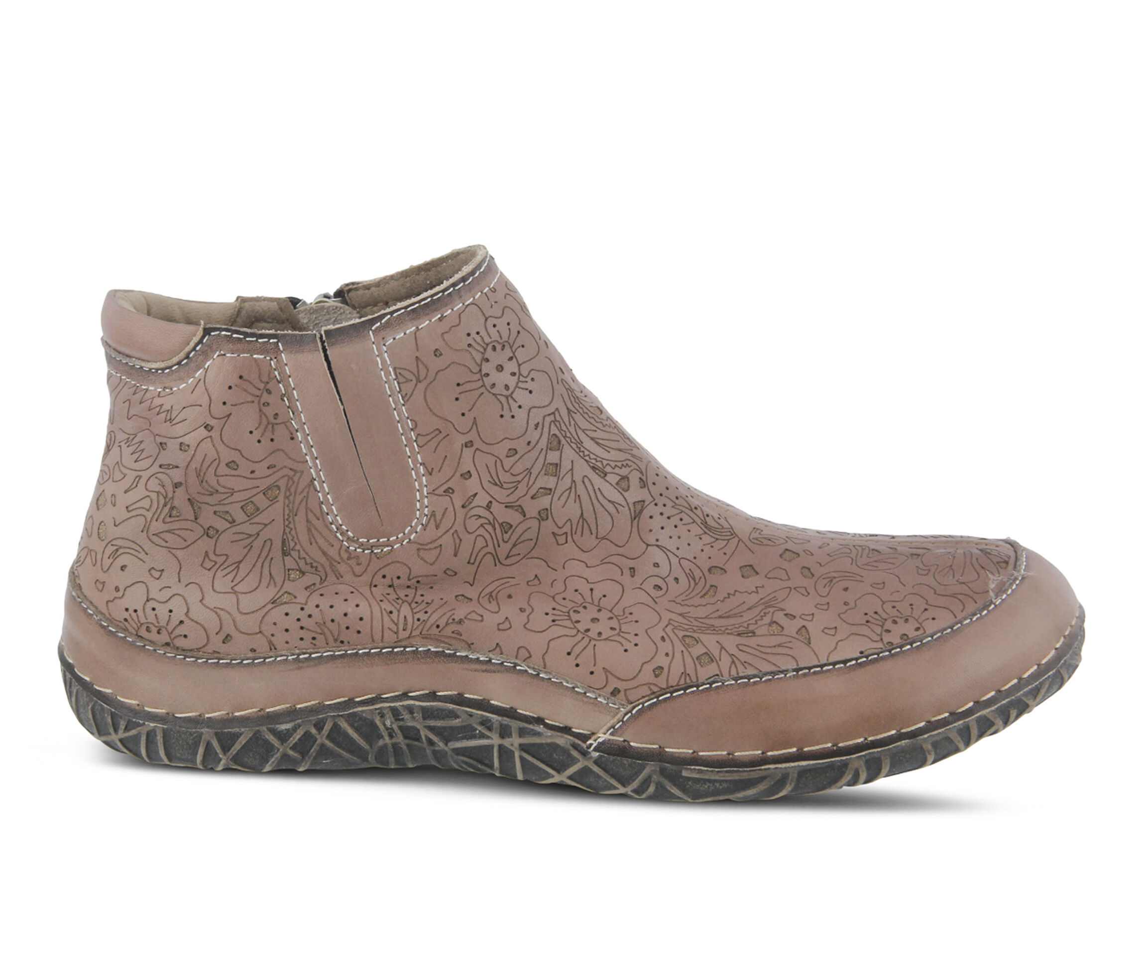 L'Artiste Libootie Women's Boots (Beige Leather)