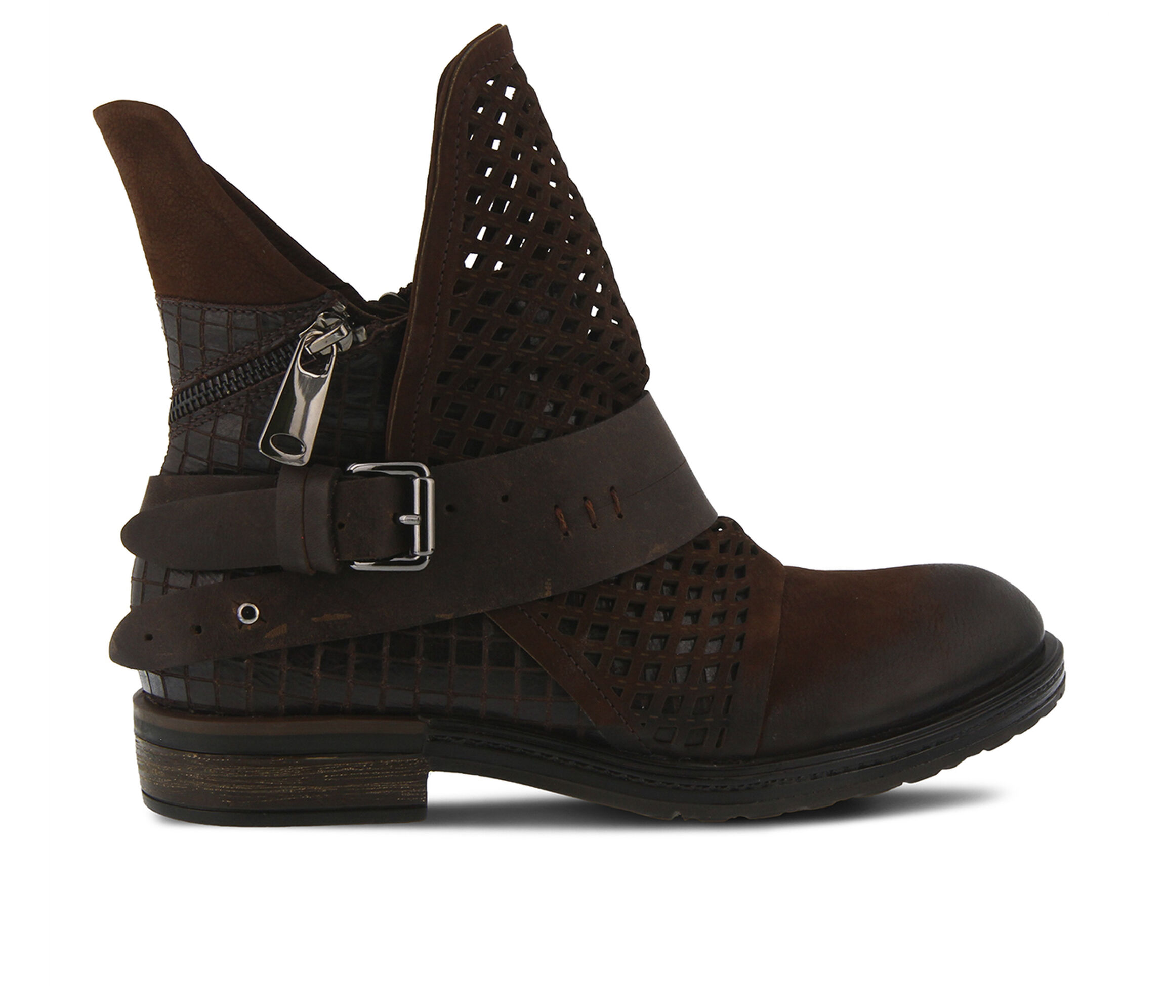 SPRING STEP Gavotta Women's Boots (Brown Leather)