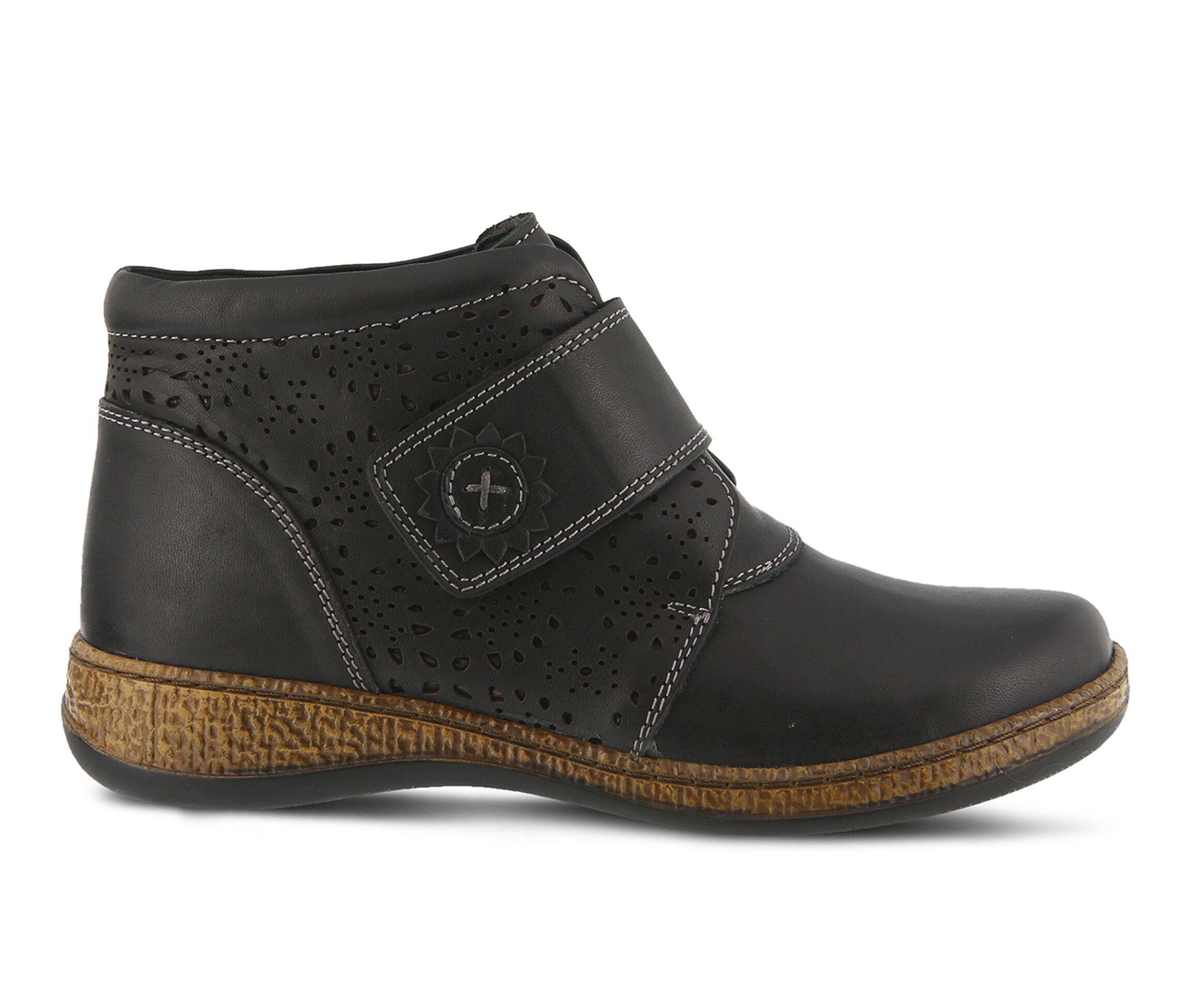 SPRING STEP Souzala Women's Boots (Black Leather)