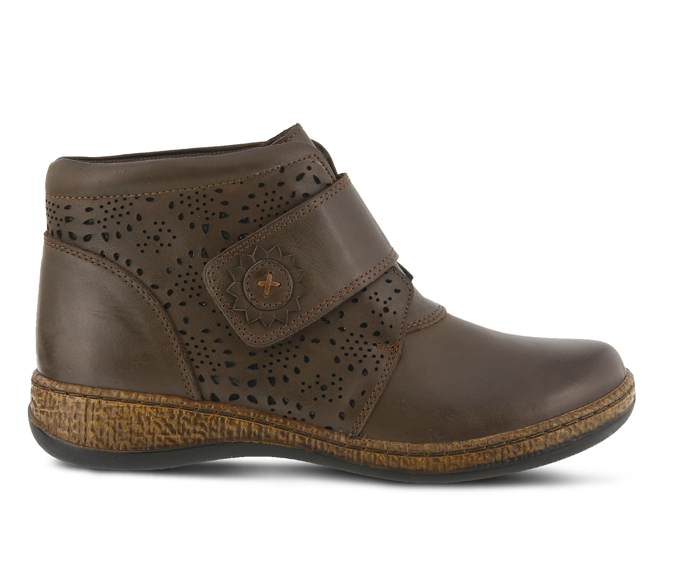 SPRING STEP Souzala Women's Boots (Brown Leather)