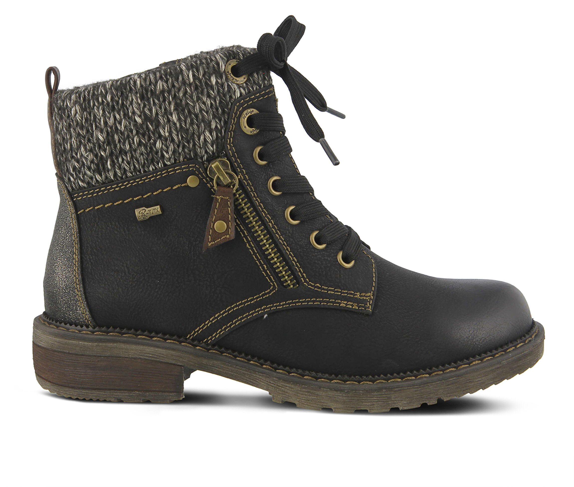 SPRING STEP Khazera Women's Boots (Black Canvas)