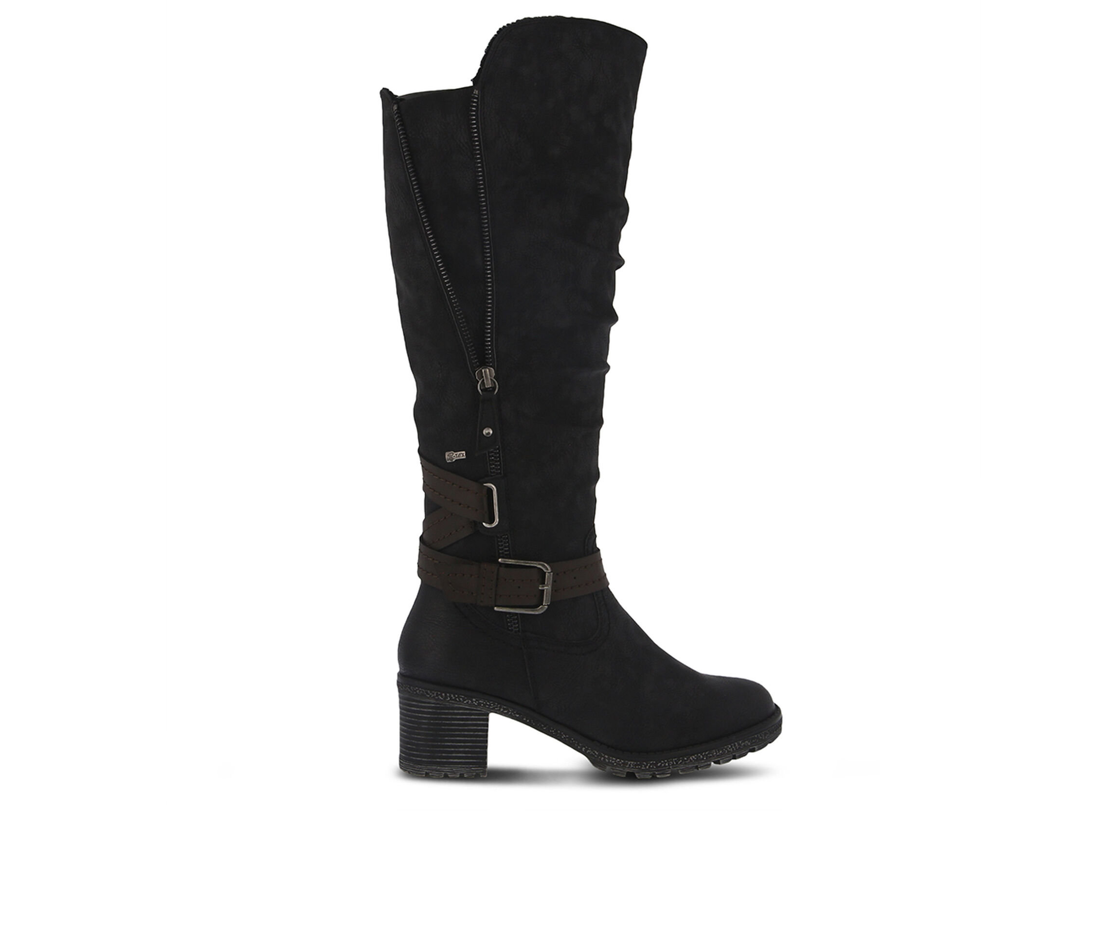 SPRING STEP Gemisola Women's Boots (Black Faux Leather)