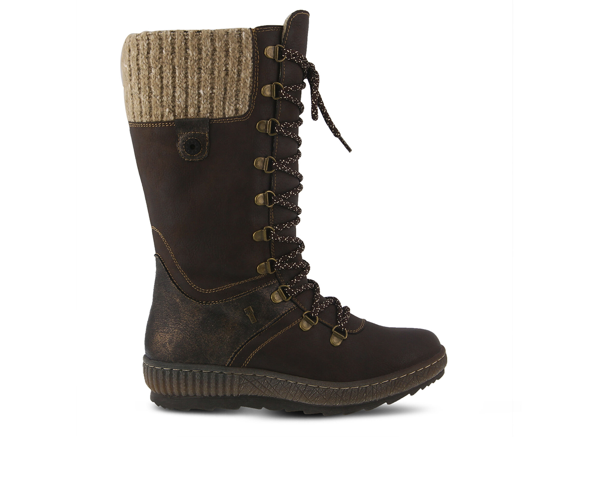 SPRING STEP Chibero Women's Boots (Brown Faux Leather)