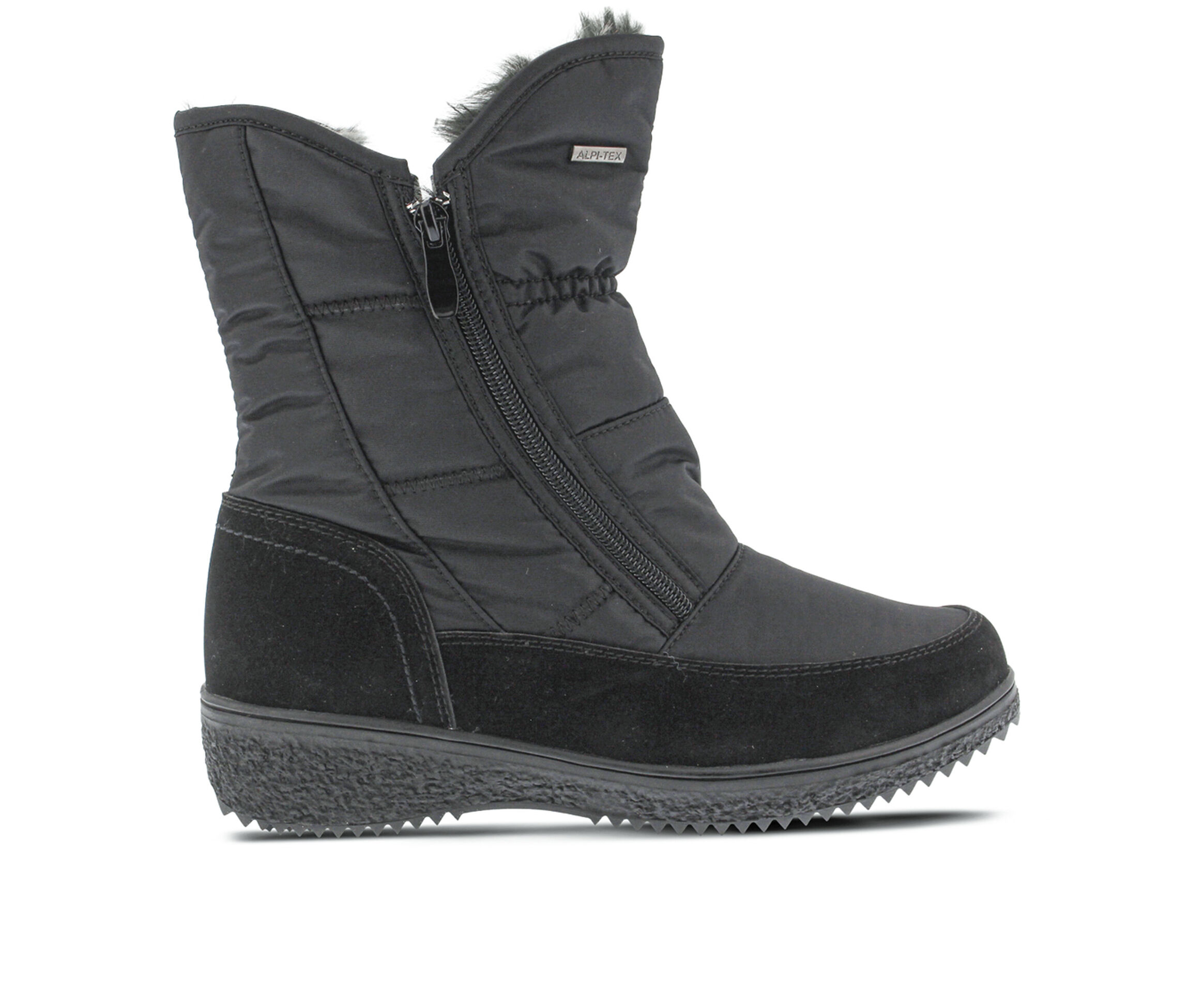 Flexus Ernestina Women's Boots (Black Canvas)