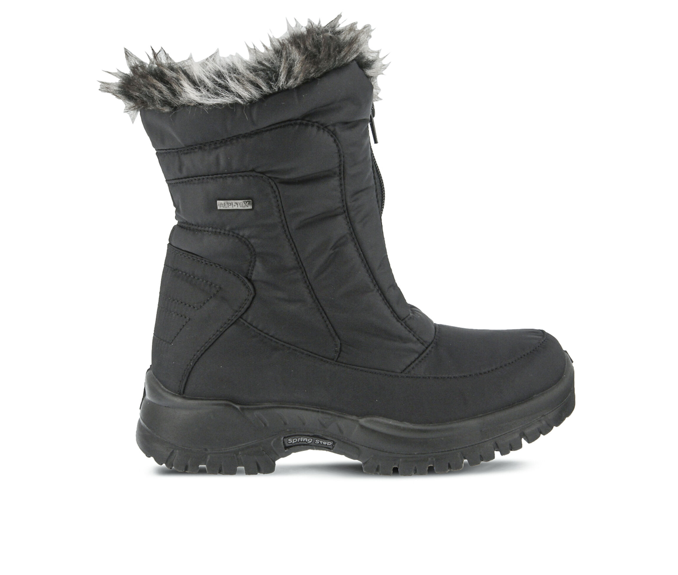 Flexus Zigzag Women's Boots (Black Canvas)