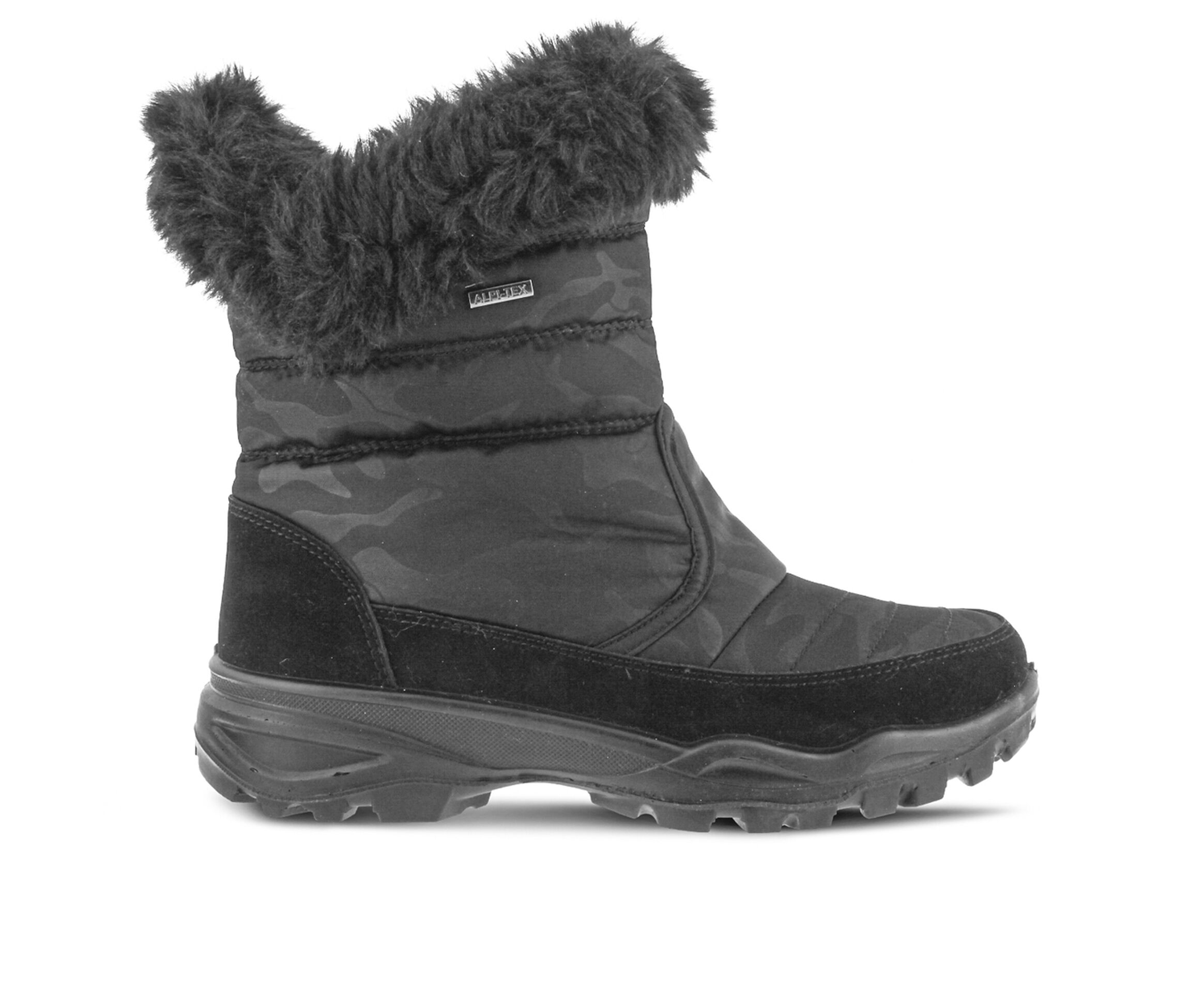 Flexus Korine Women's Boots (Black Canvas)