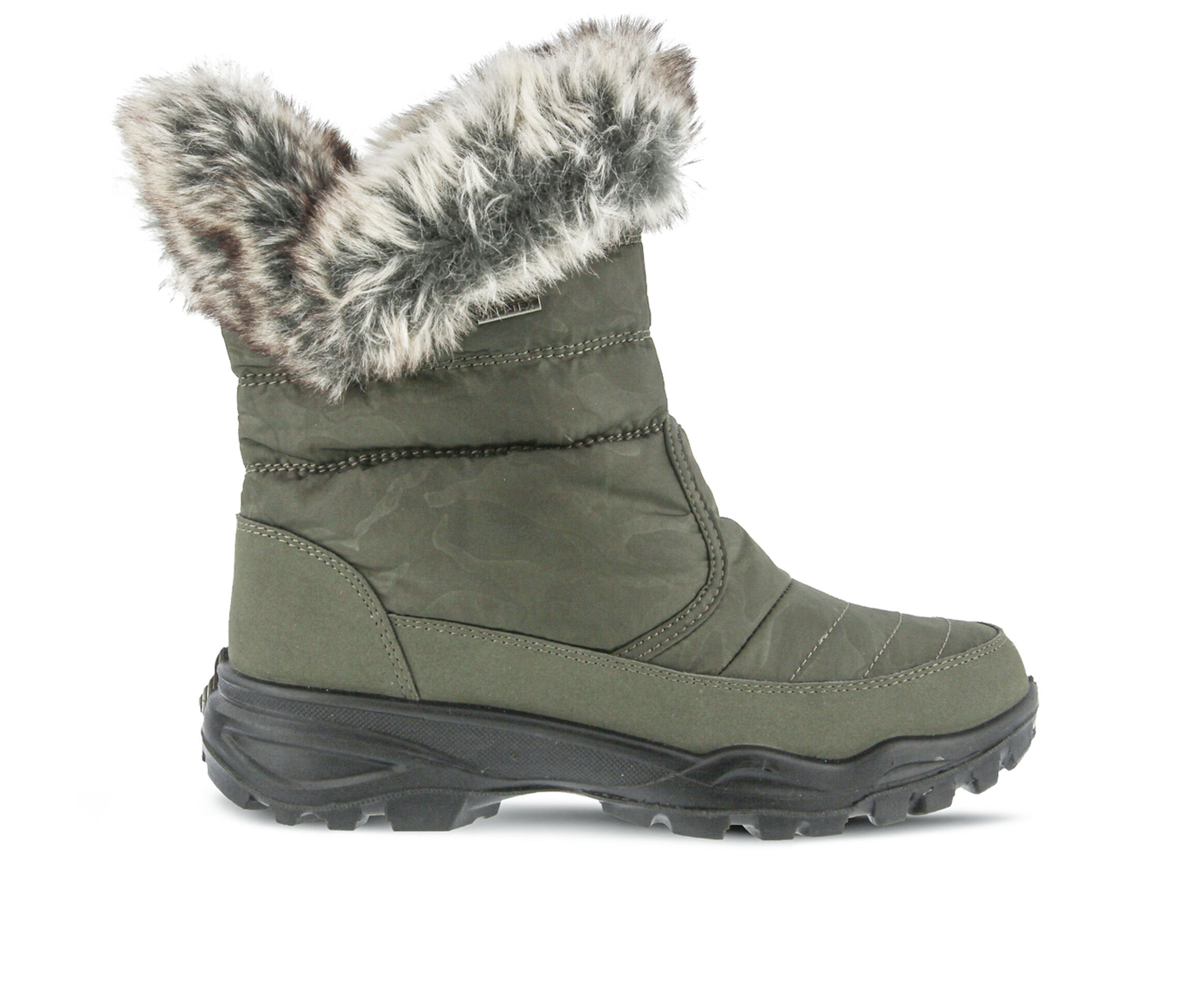 Flexus Korine Women's Boots (Green Canvas)