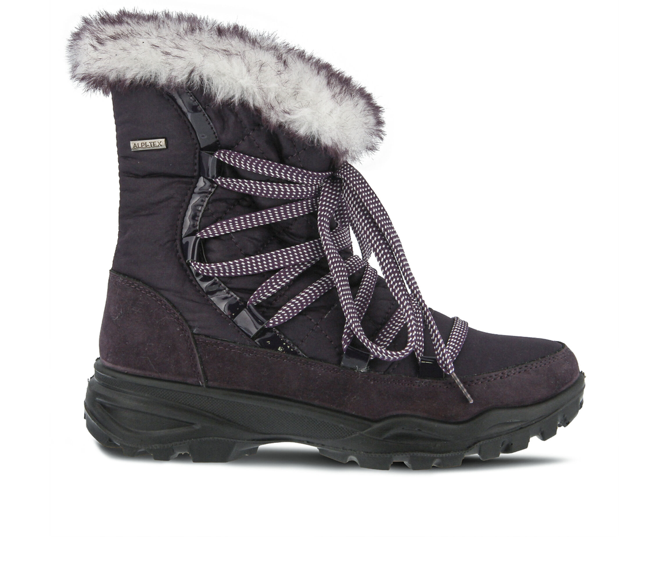 Flexus Denilia Women's Boots (Purple Canvas)