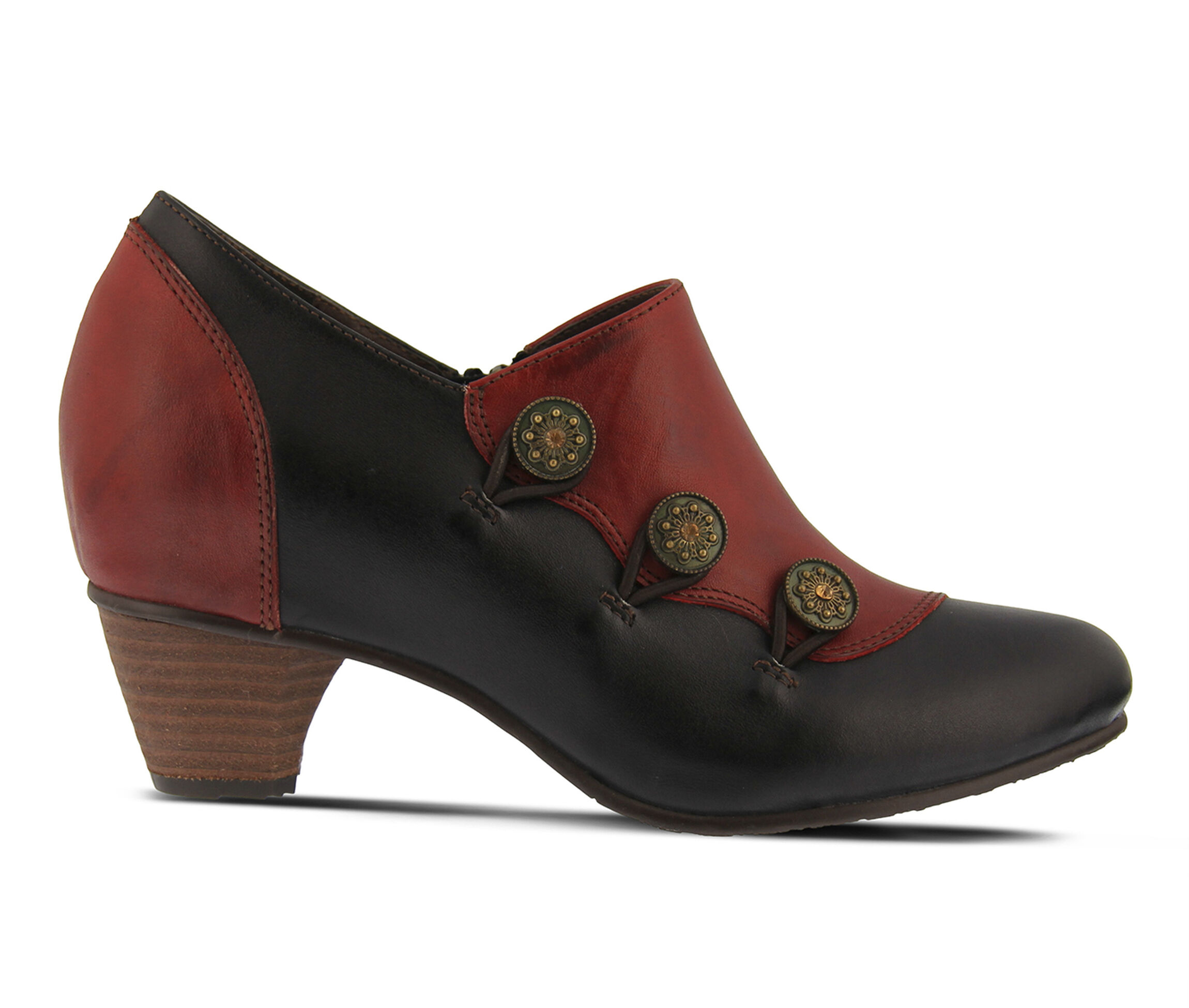 L'Artiste Greentea Women's Dress Shoe (Red Leather)