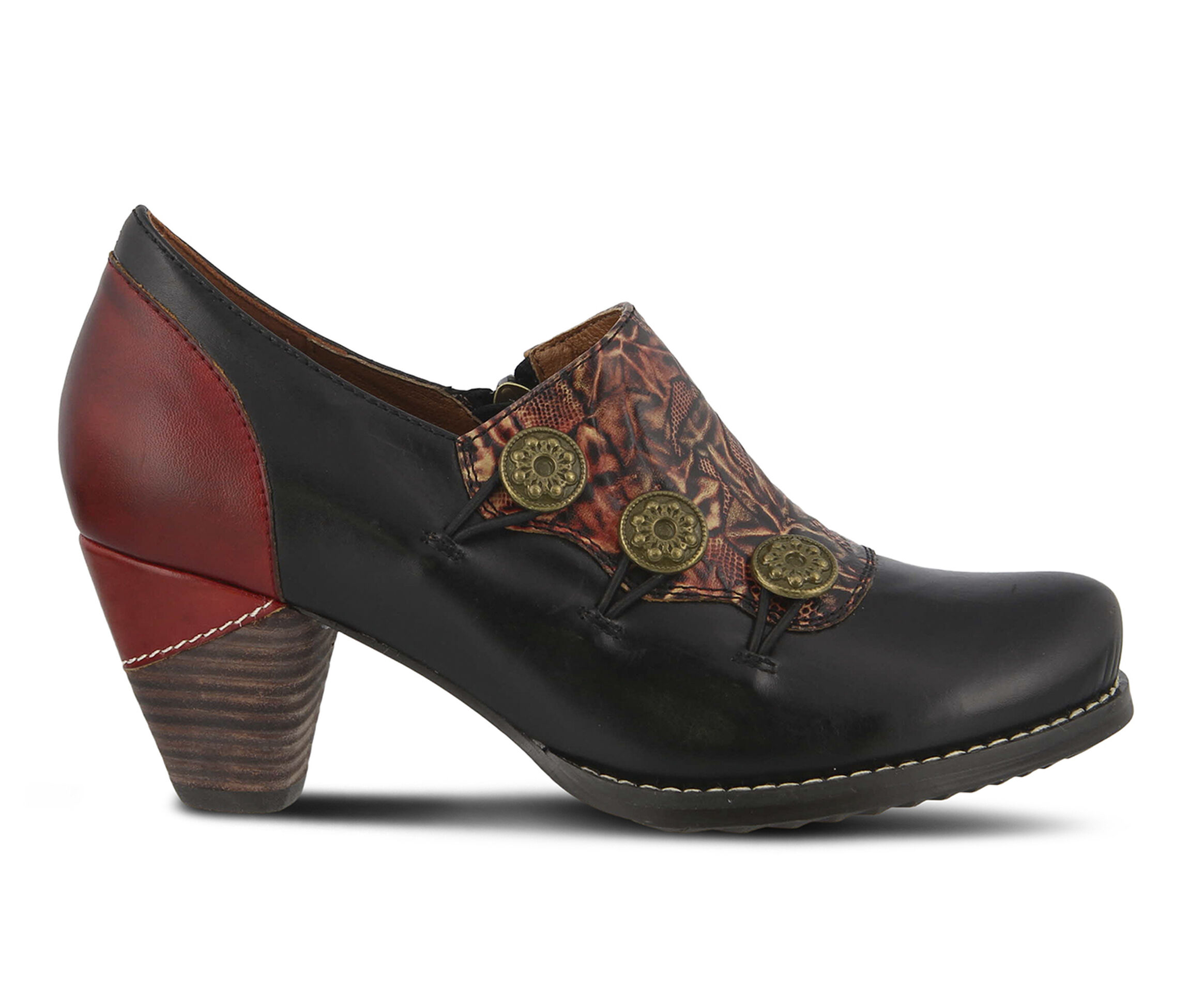 L'Artiste Kantia Women's Dress Shoe (Black Leather)