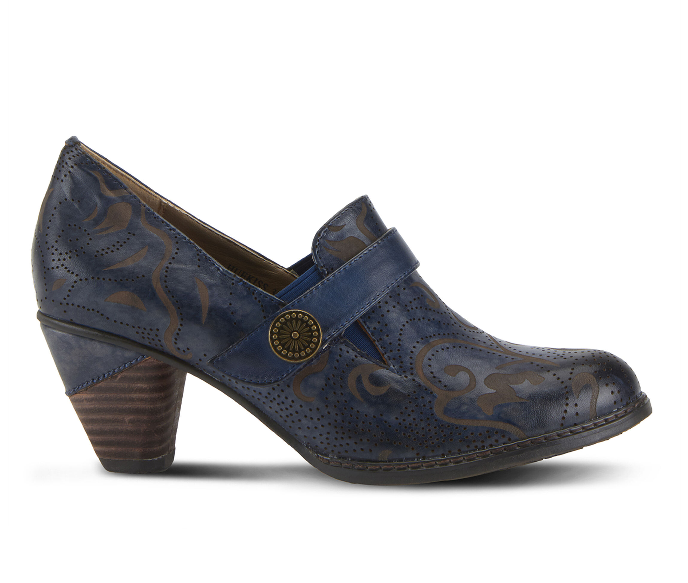 L'Artiste Huekiss Women's Dress Shoe (Blue Leather)