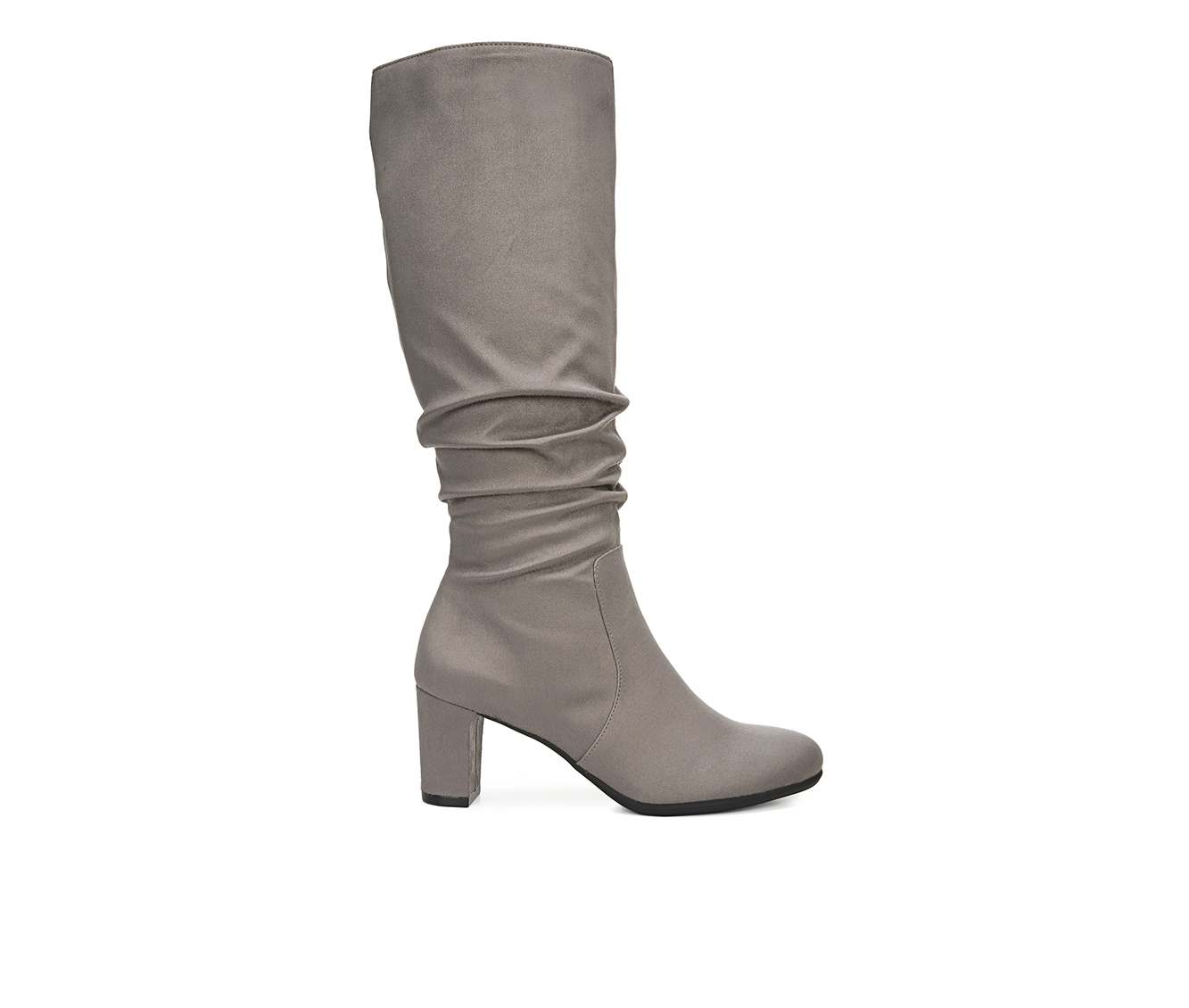 LifeStride Maltese Wide Calf Women's Boots (Gray - Canvas)