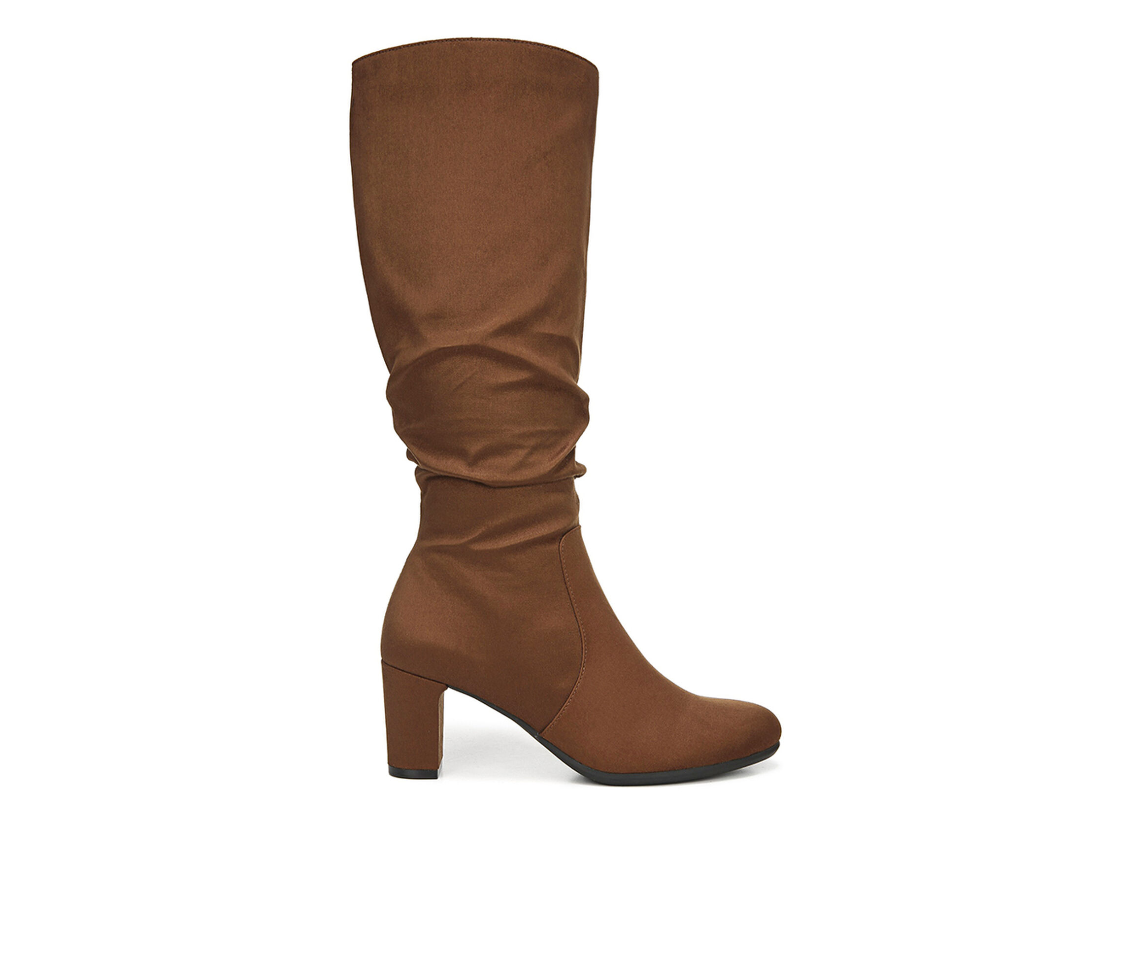 LifeStride Maltese Wide Calf Women's Boots (Brown - Canvas)