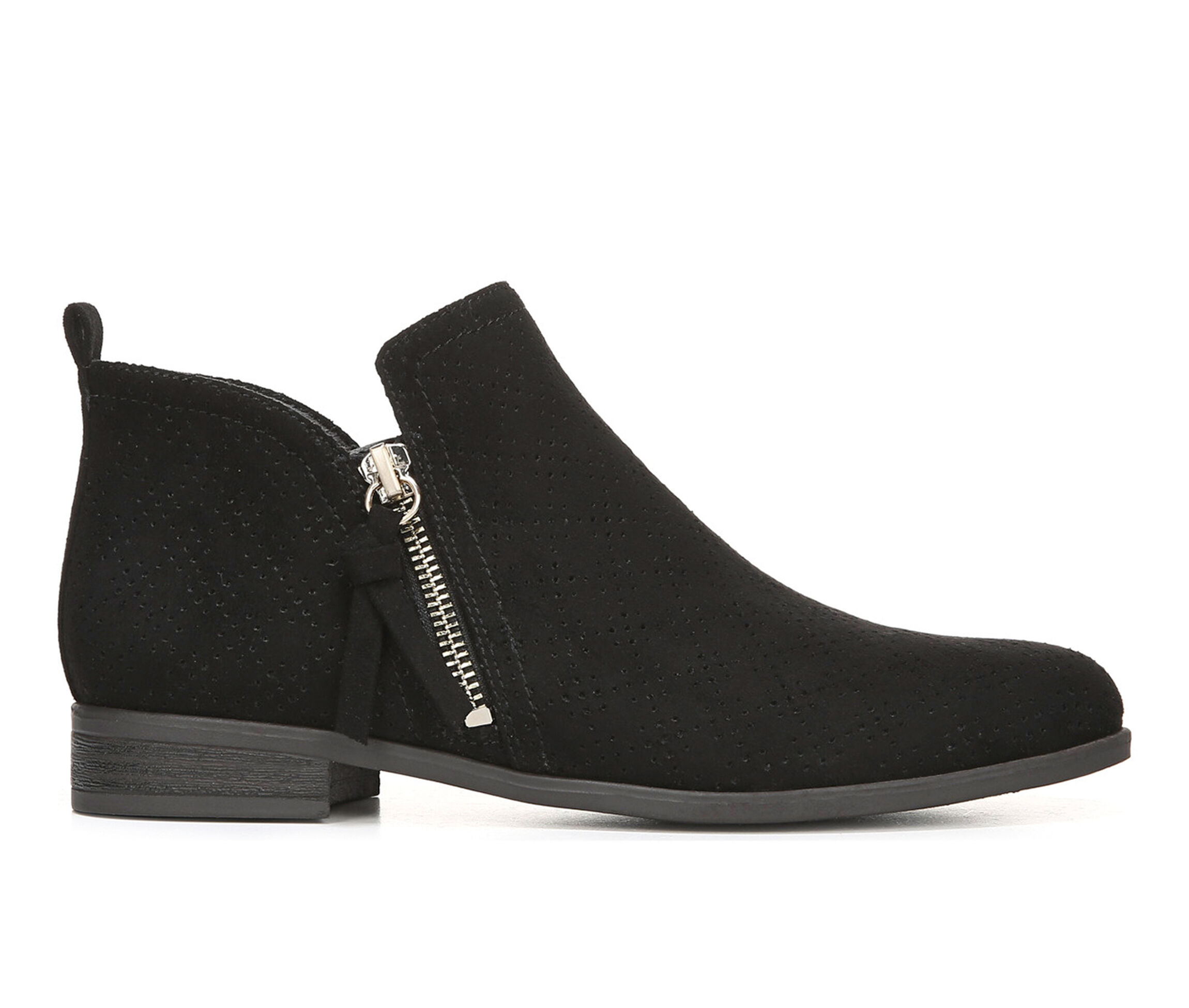 Dr. Scholls Rate Zip Women's Boots (Black - Canvas)