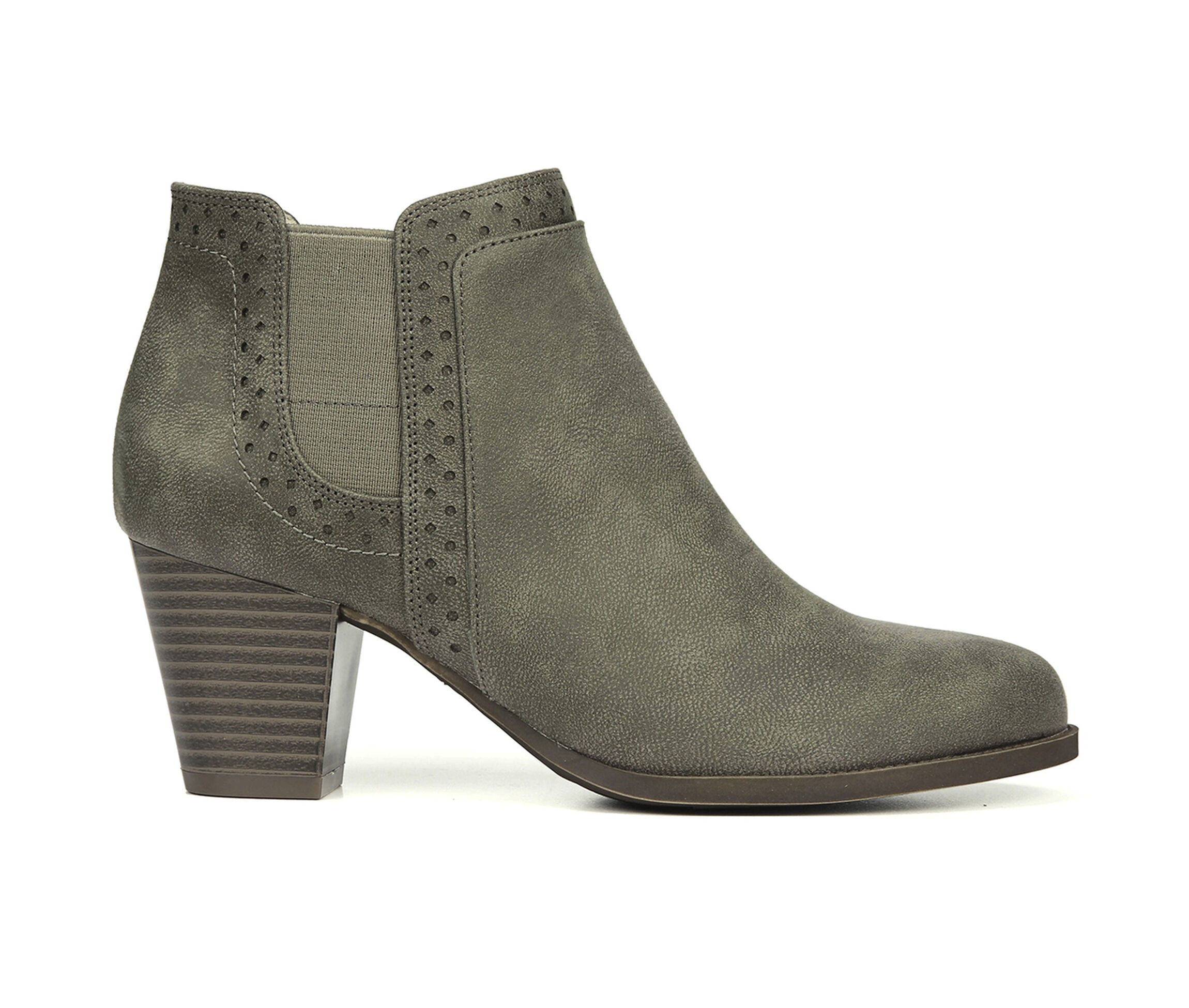 LifeStride James Women's Boots (Gray - Faux Leather)