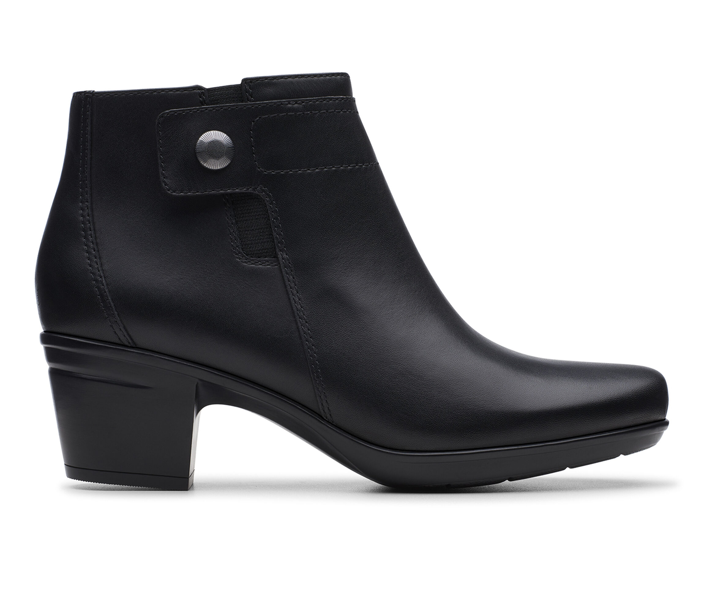 Clarks Emslie Jada Women's Boots (Black - Leather)