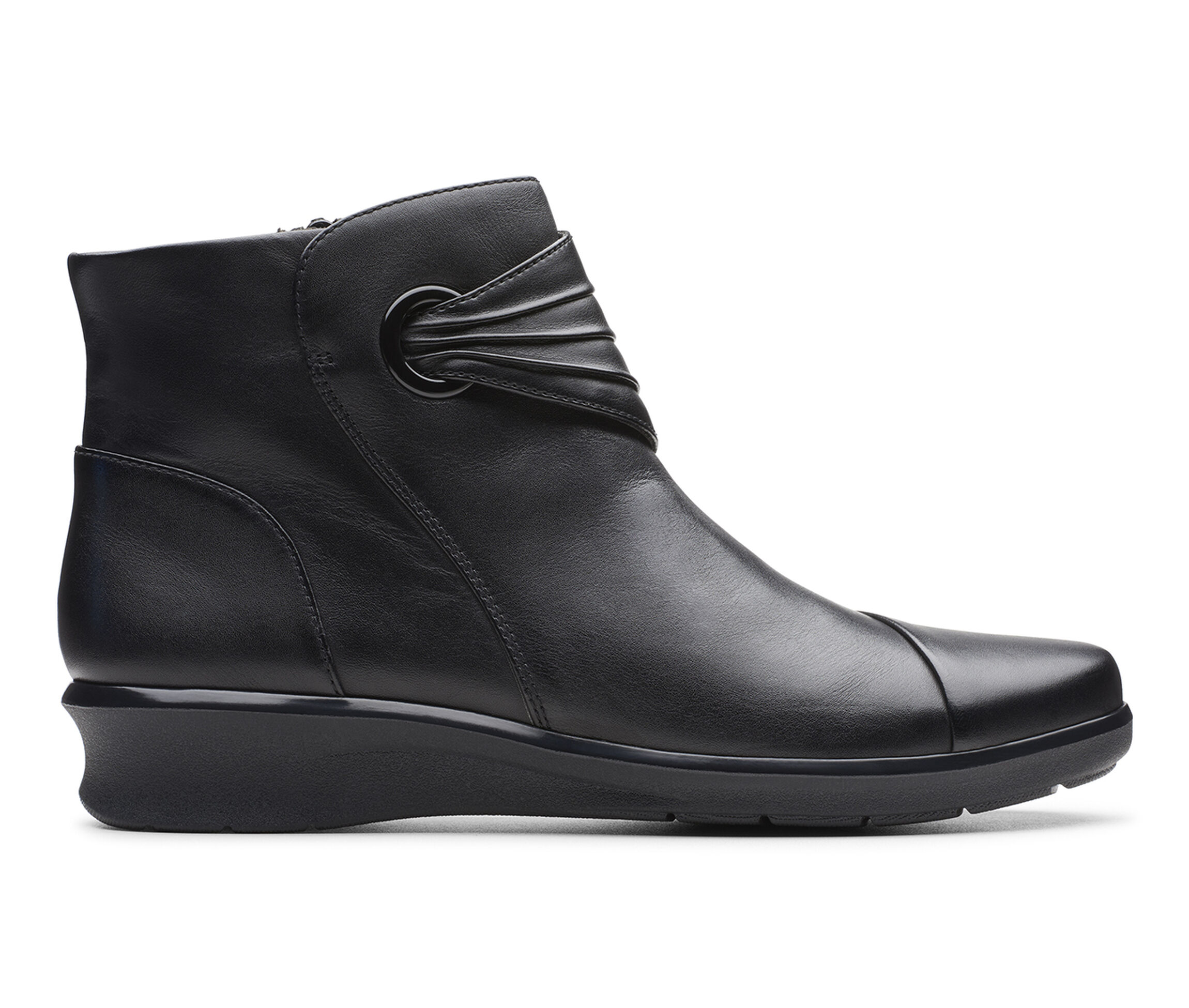 Clarks Hope Twirl Women's Boots (Black - Leather)