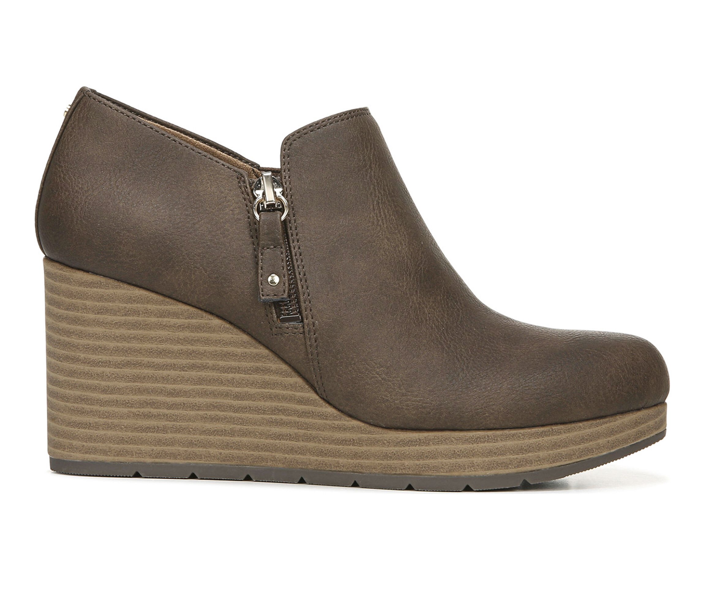 Dr. Scholls Whats Up Women's Shoe (Brown - Faux Leather)