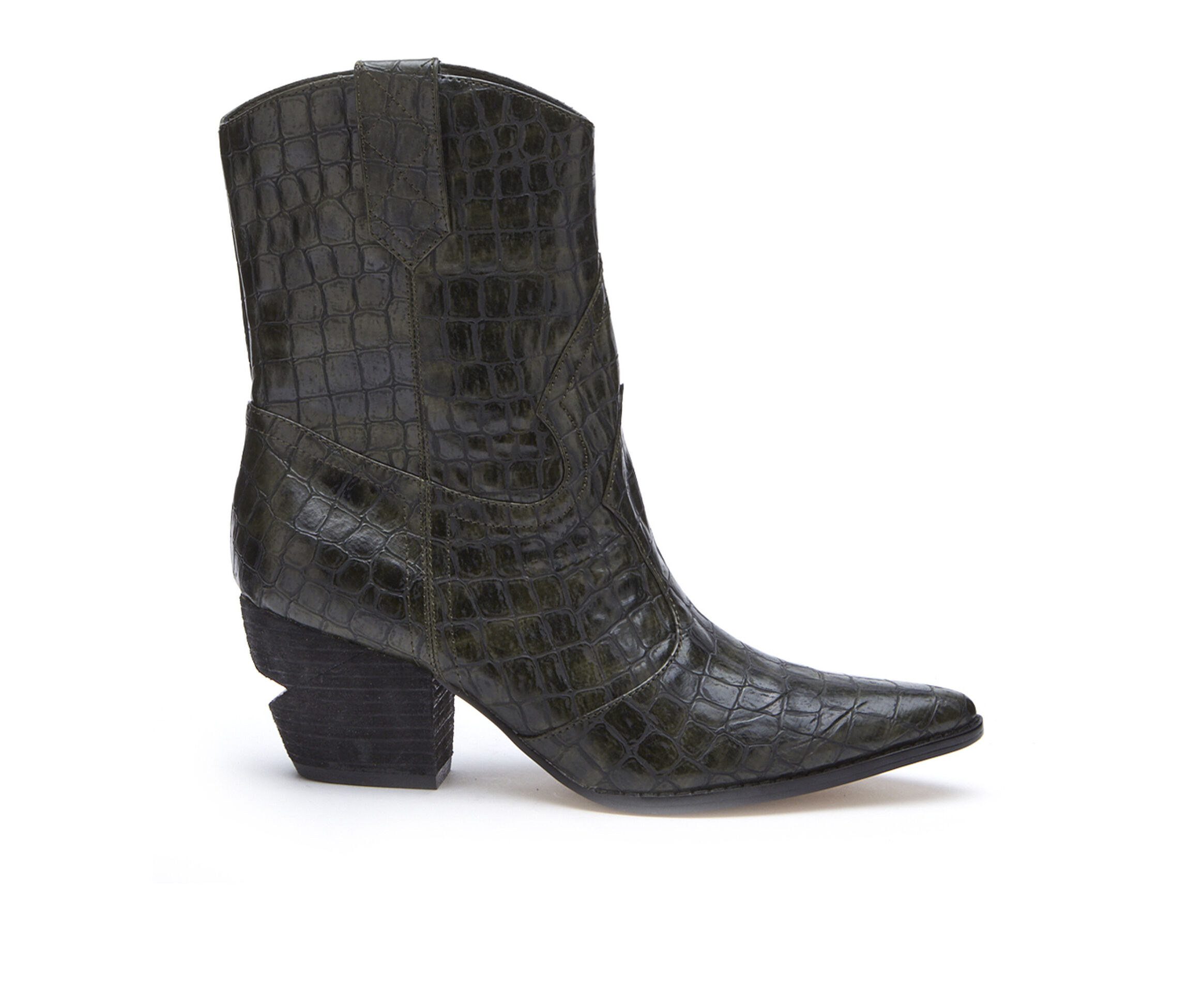 Coconuts After Dark Women's Boots (Green - Faux Leather)