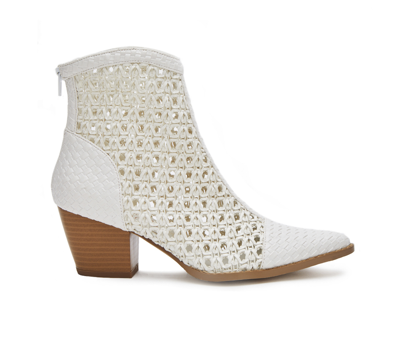 Coconuts Caught Up Women's Boots (White - Faux Leather)