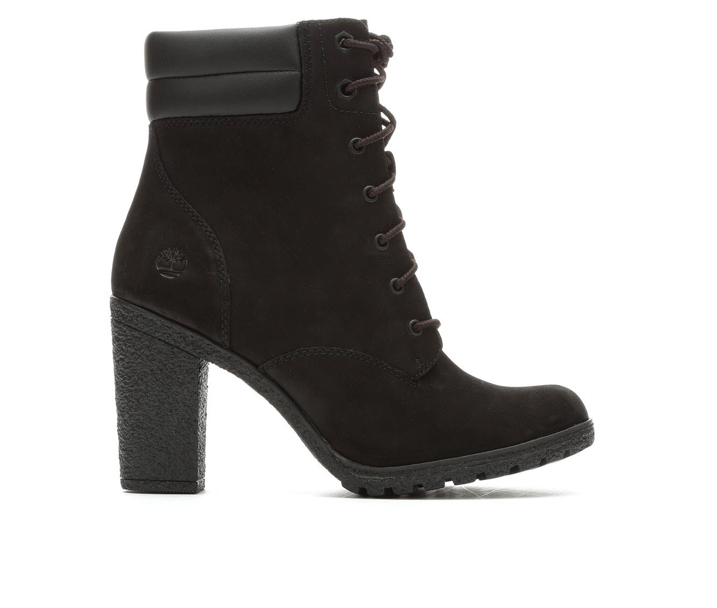 Timberland Tillston Double Collar Women's Boots (Black - Leather)