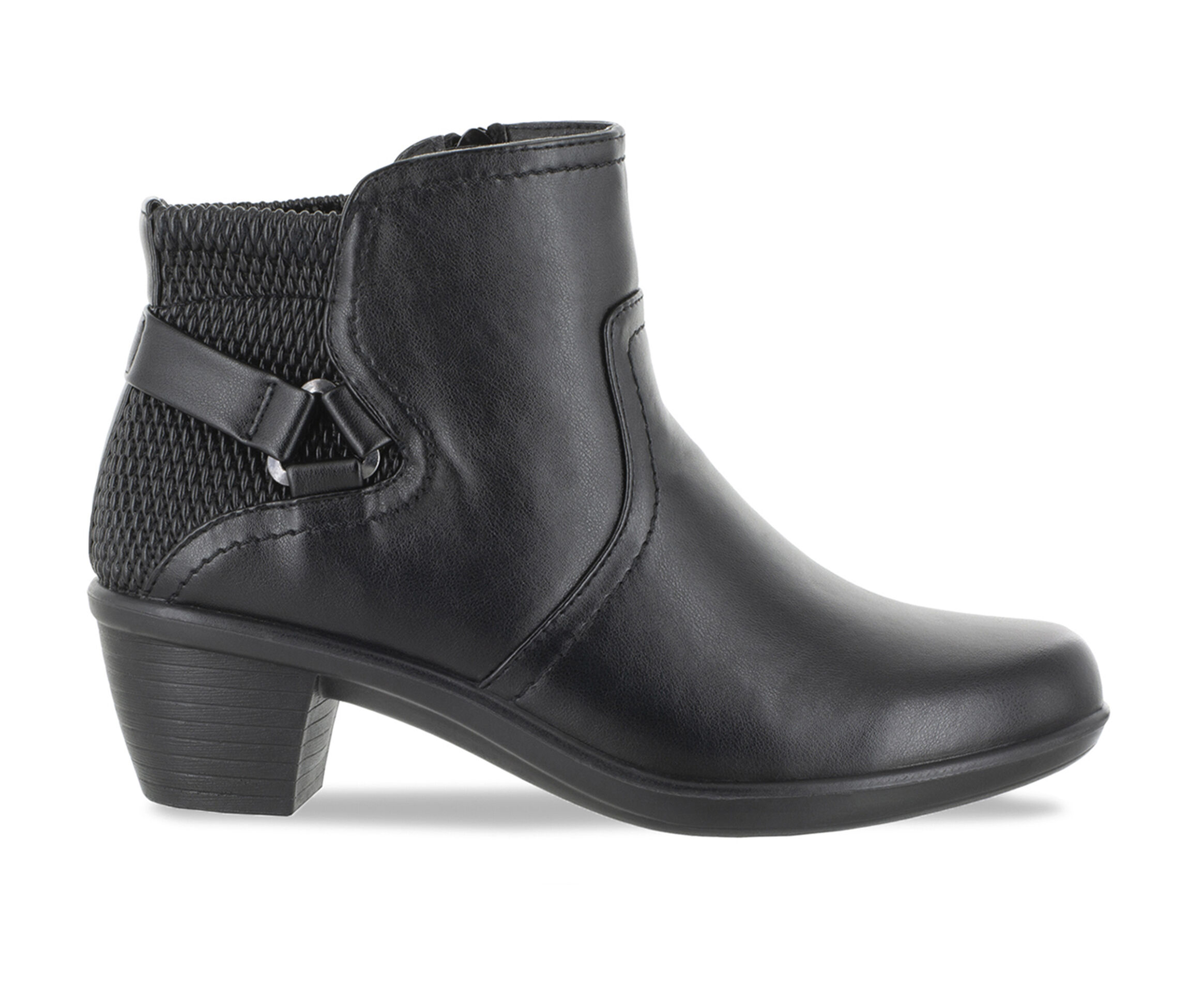 Easy Street Dawnta Women's Boots (Black - Faux Leather)