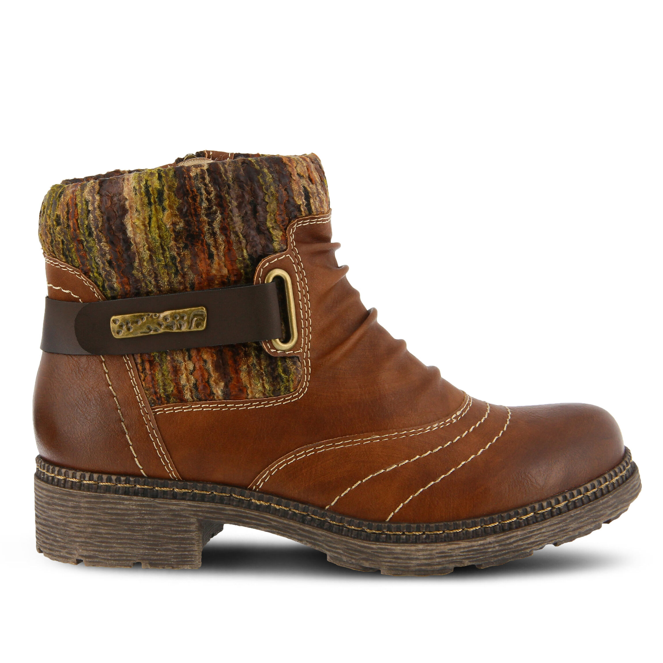 SPRING STEP Citrine Women's Boots (Brown Faux Leather)
