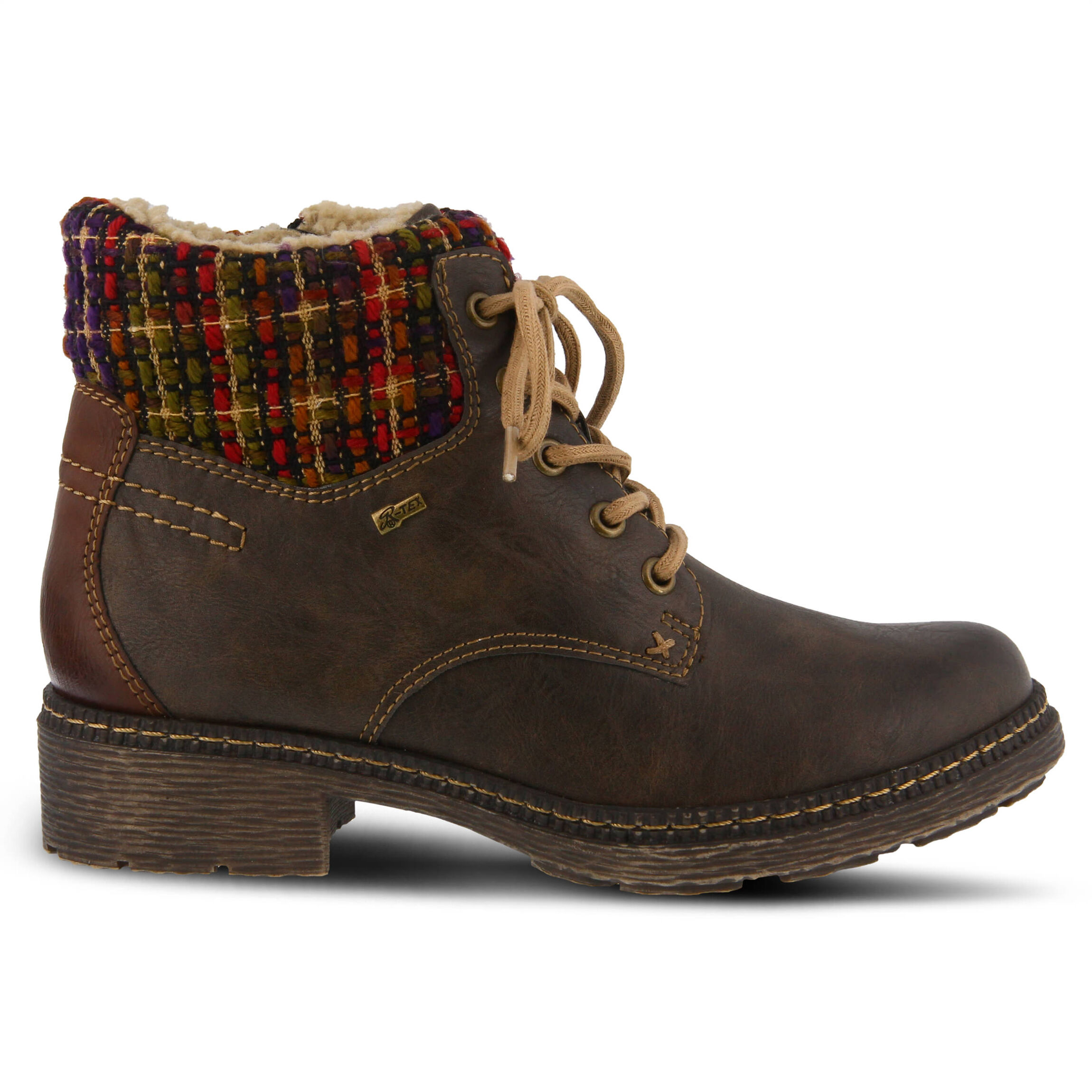 SPRING STEP Marylee Women's Boots (Brown Faux Leather)